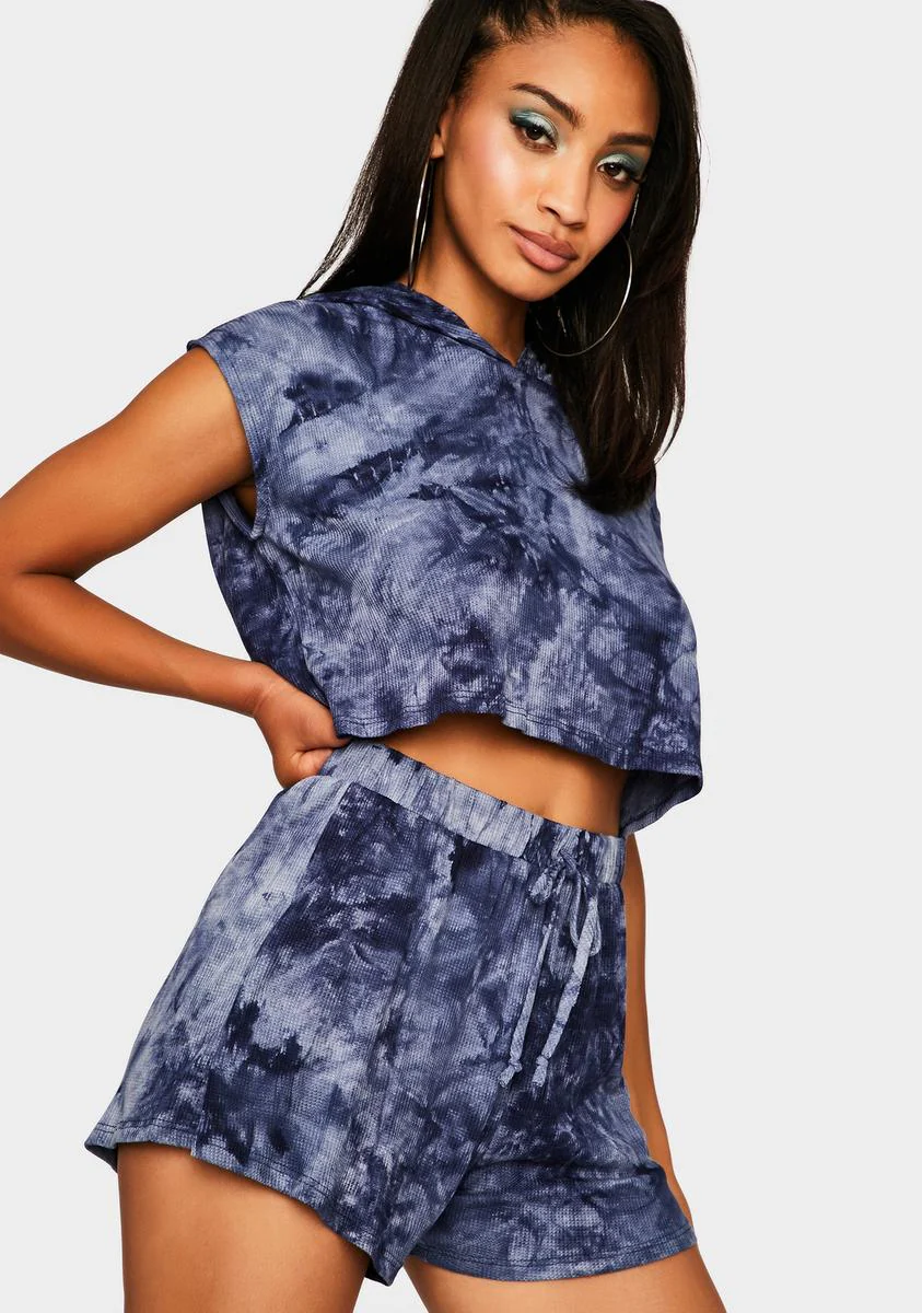 Indigo Mellow Out Tie Dye Set - Image 2