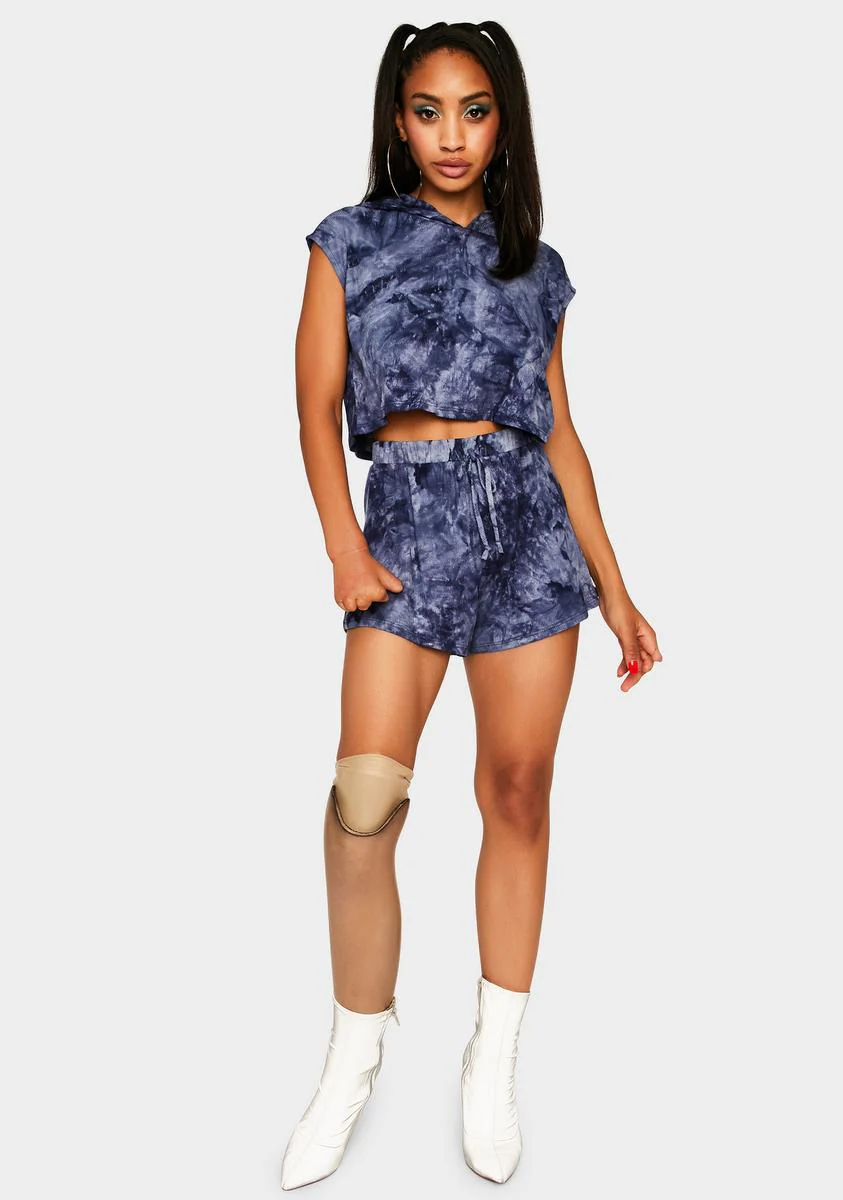 Indigo Mellow Out Tie Dye Set - Image 3
