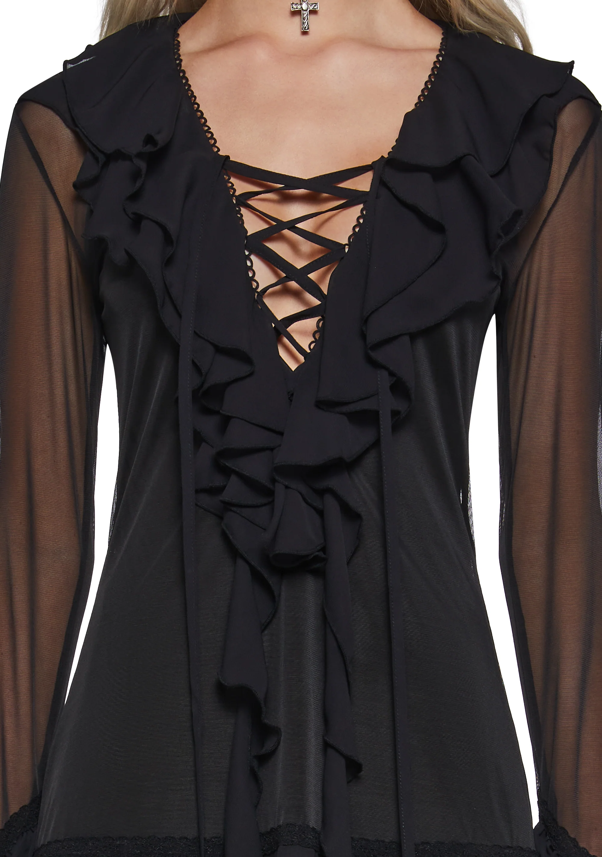 Infinite Illusion Mesh Dress - Image 5