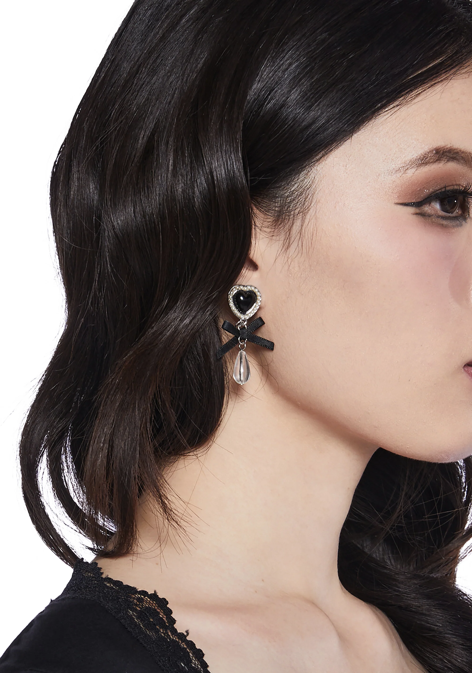 Infinite Love Drop Earrings - Image 4
