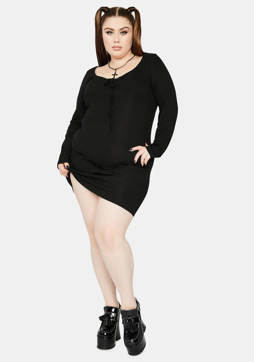 Ink Always Fresh Bouquet Mini Dress - Image 3