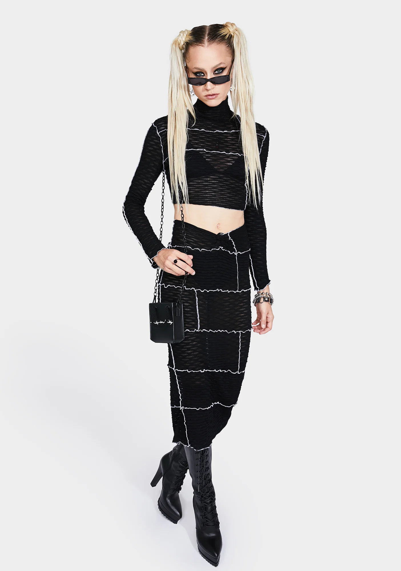 Ink So Overlooked Midi Skirt - Image 3