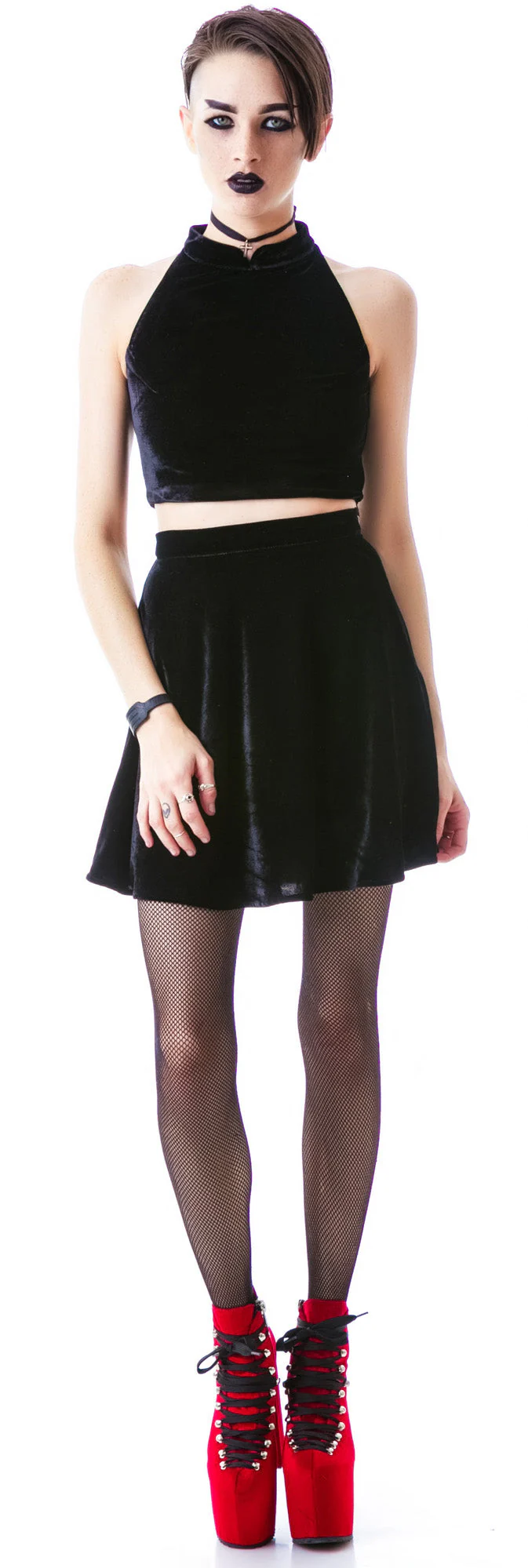 Innocent Crop Top - Red - Image 5