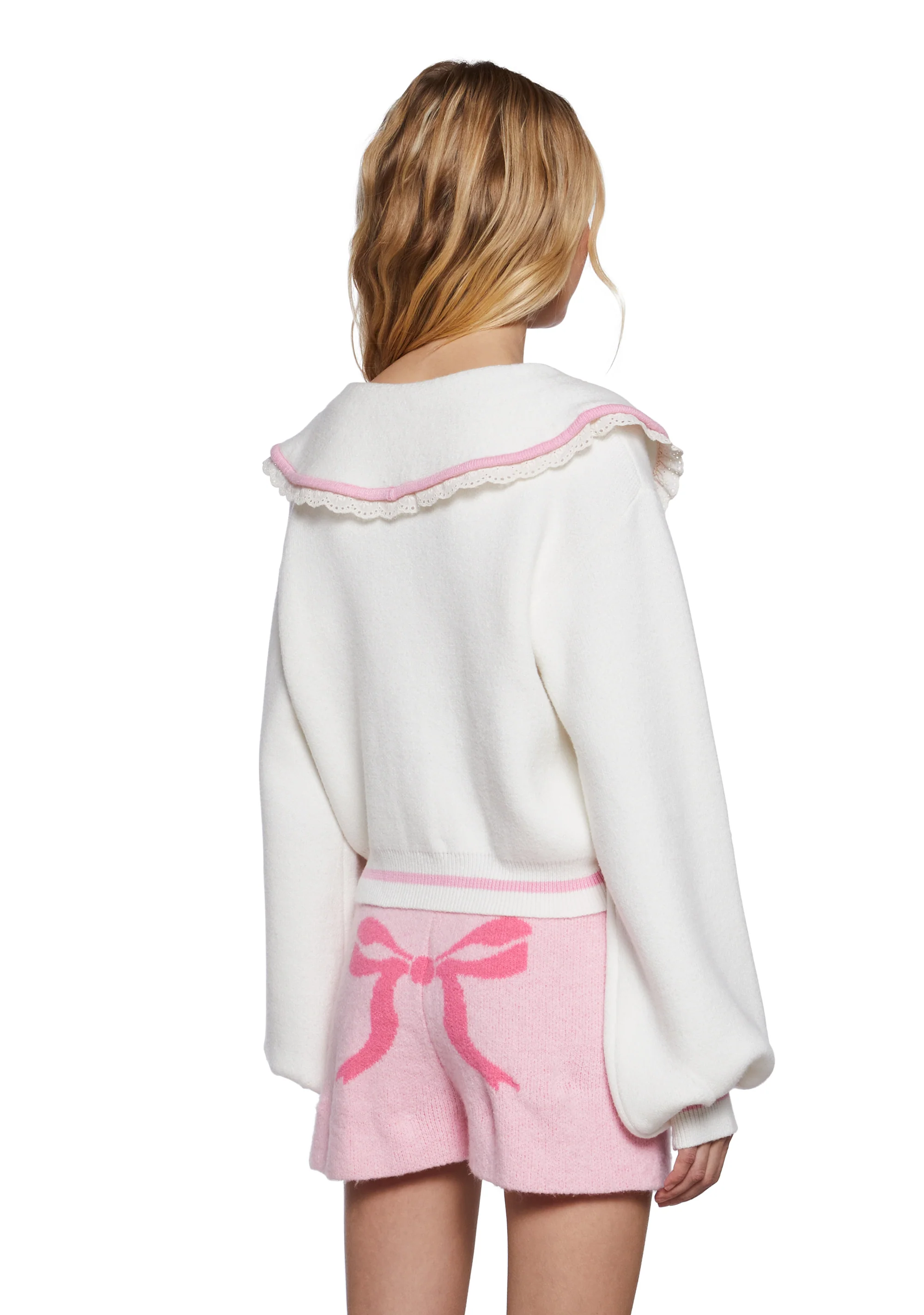 Berry Companions Knit Cardigan - Image 4