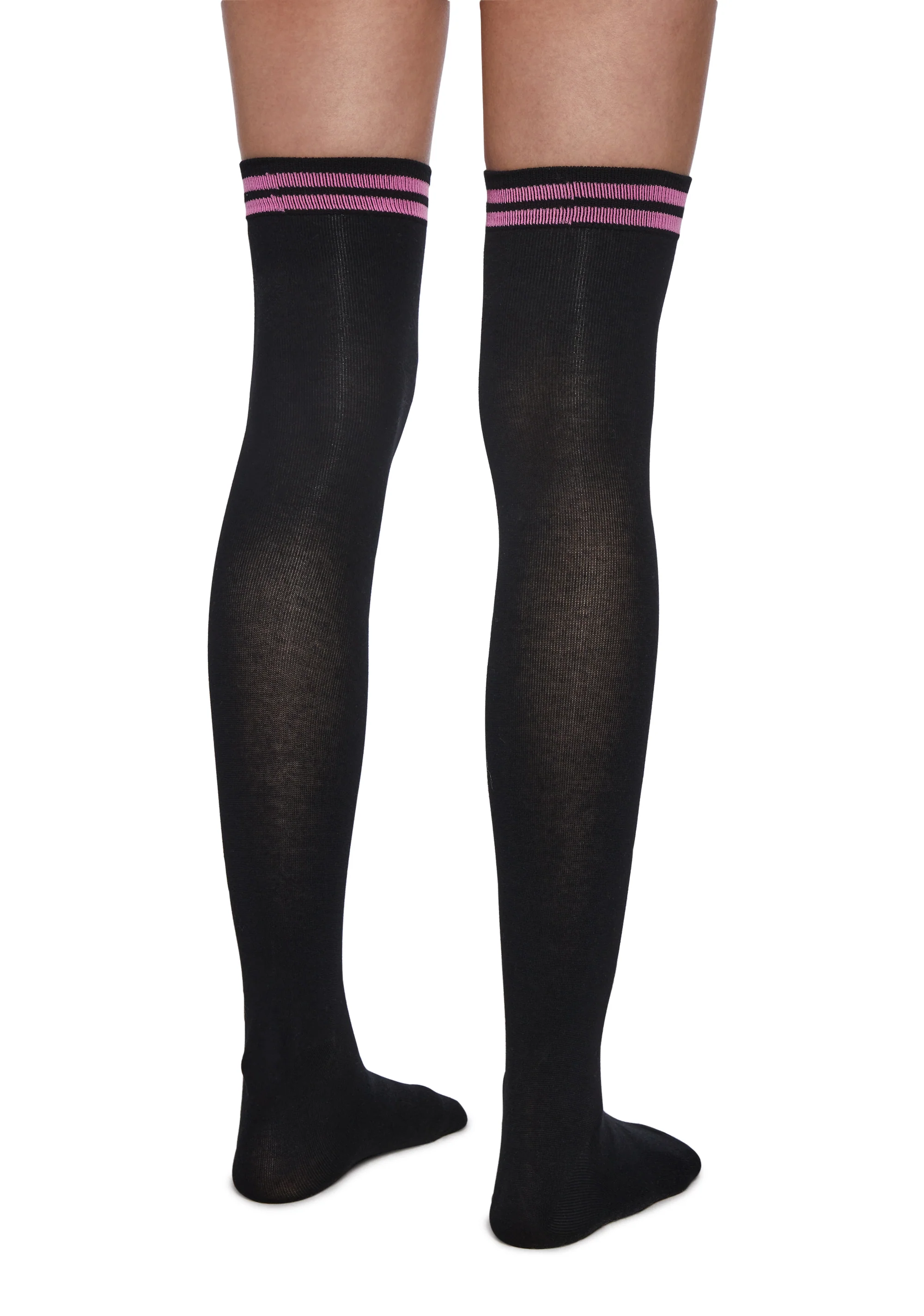 Slipknot Fan Thigh High Socks - Pink - Image 3