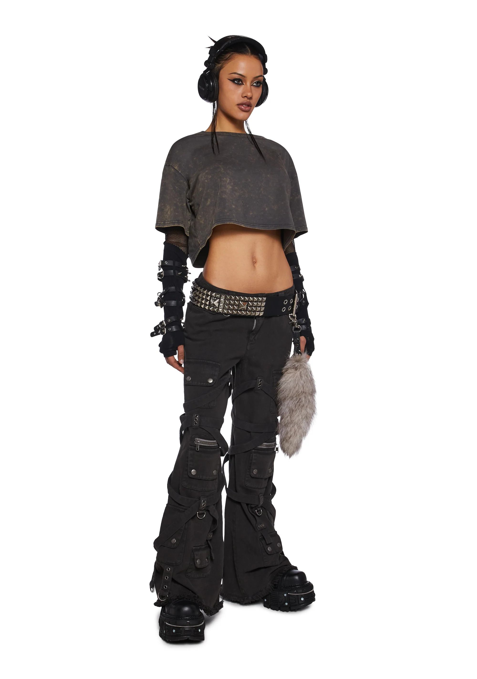 Internal Chaos Crop Top - Image 2