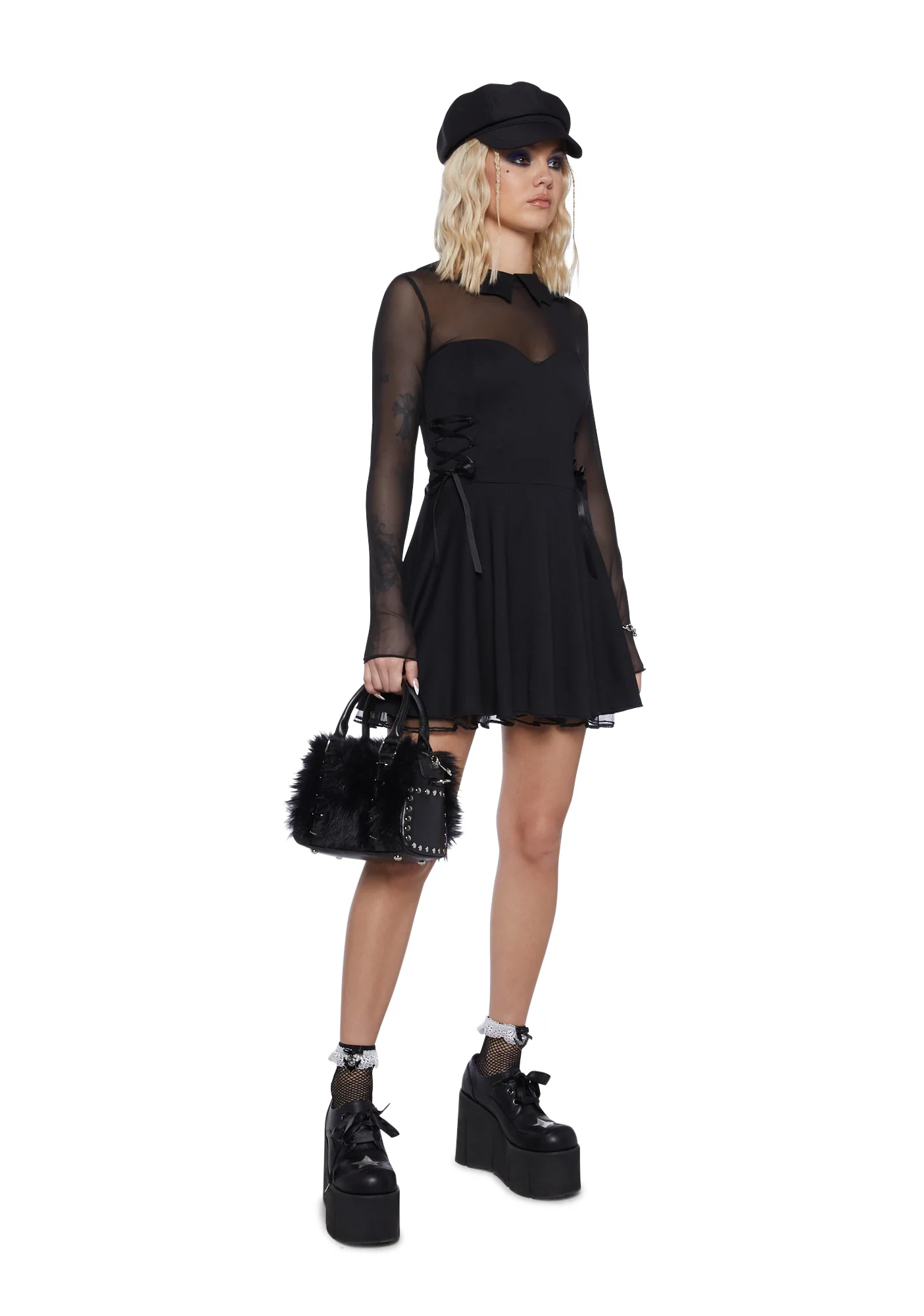 Into The Mists Long Sleeve Dress - Image 2