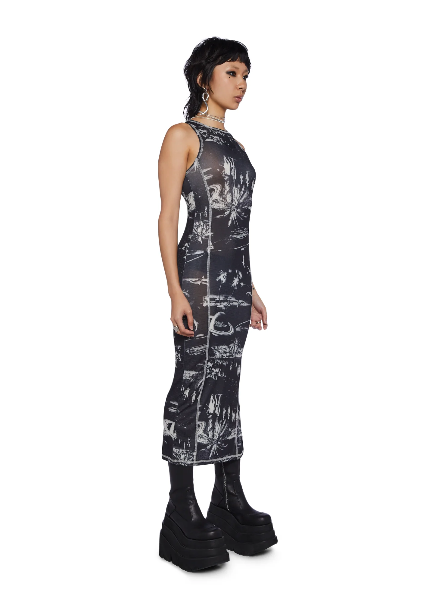 Invasion Midi Dress - Image 3