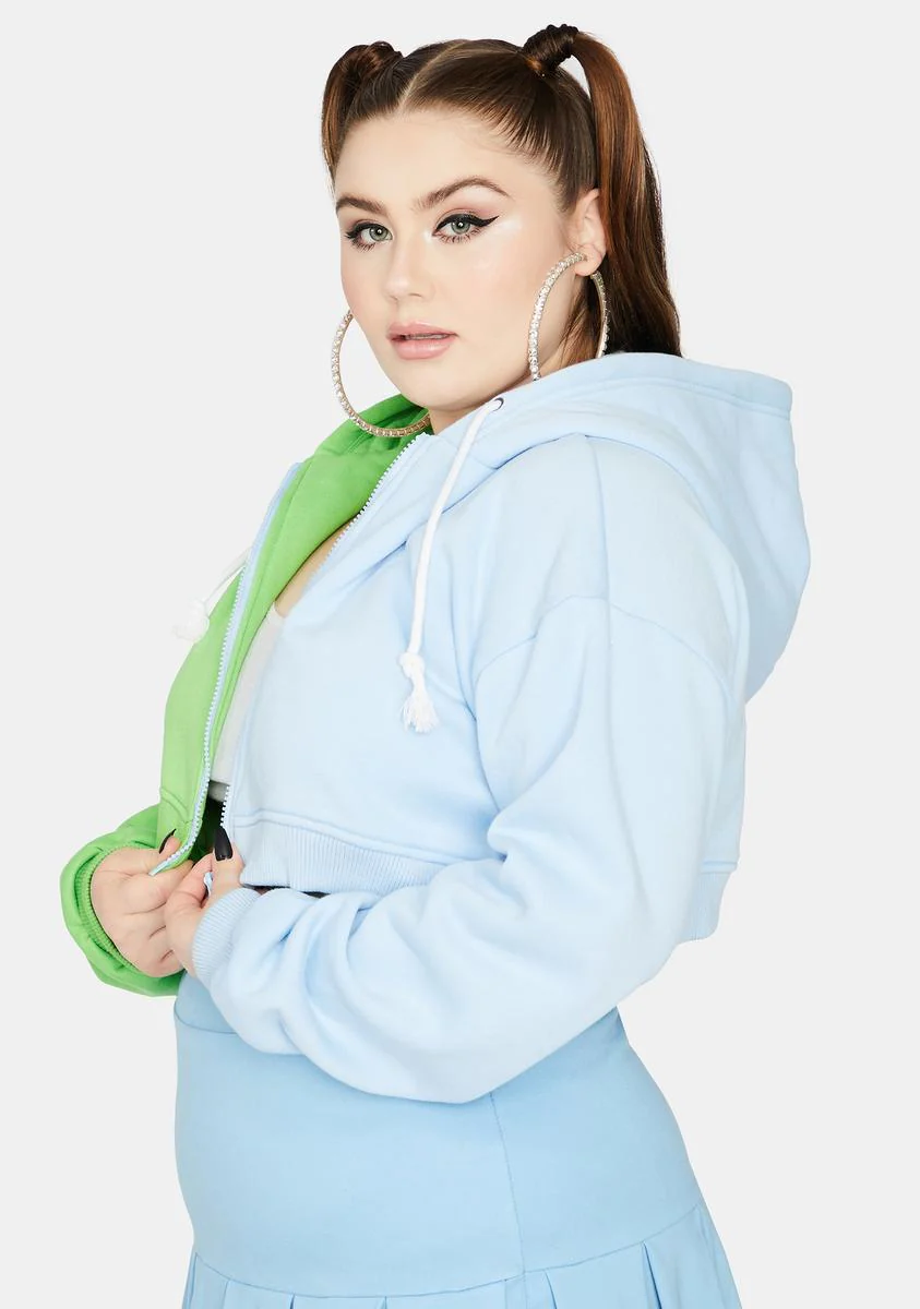 Island Ur Two Face Zip Up Hoodie - Image 2