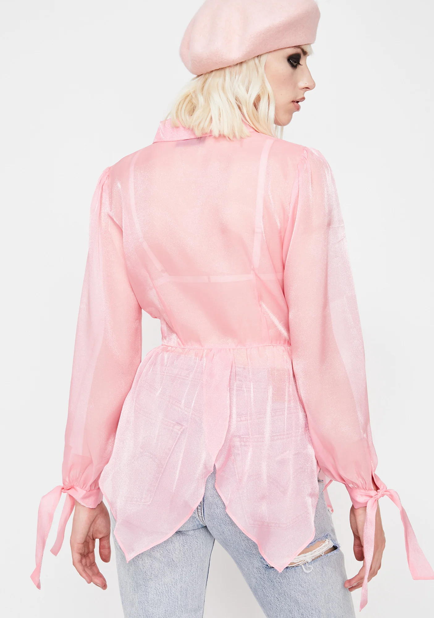 It Girl Organza Top - Image 4