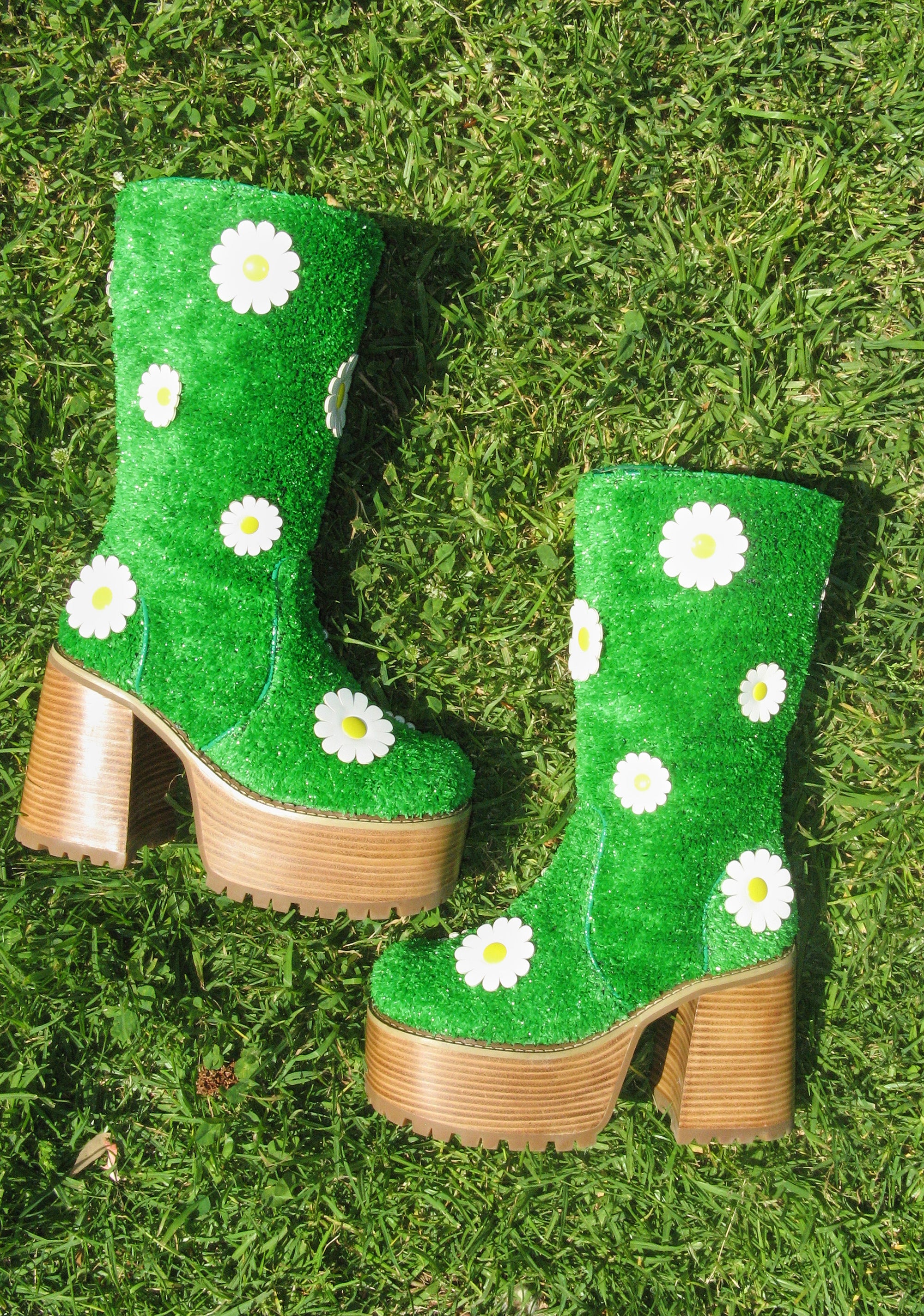 It’s Always Greener Platform Boots - Image 6