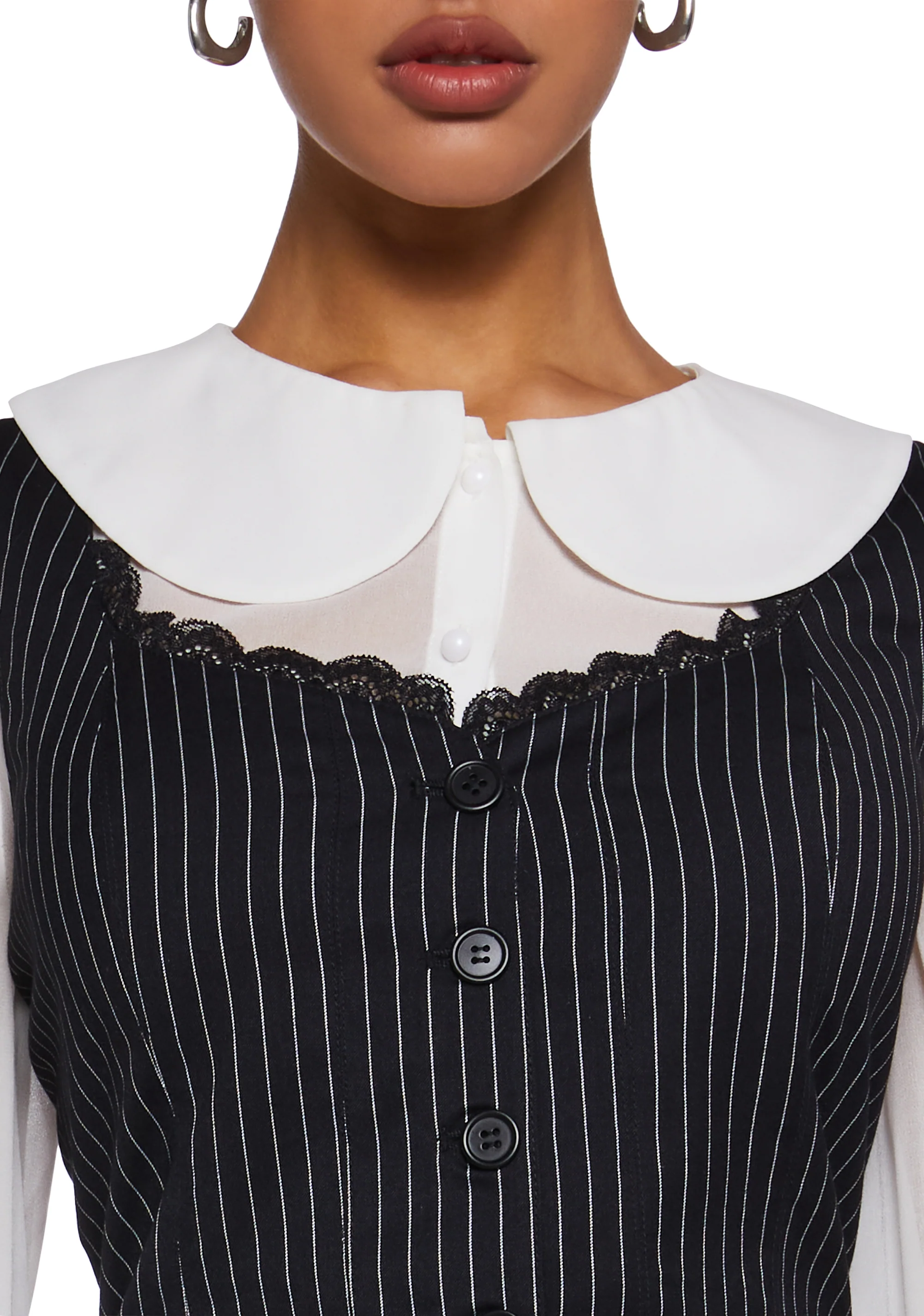 It’s Been Real Pinstripe Vest - Image 5