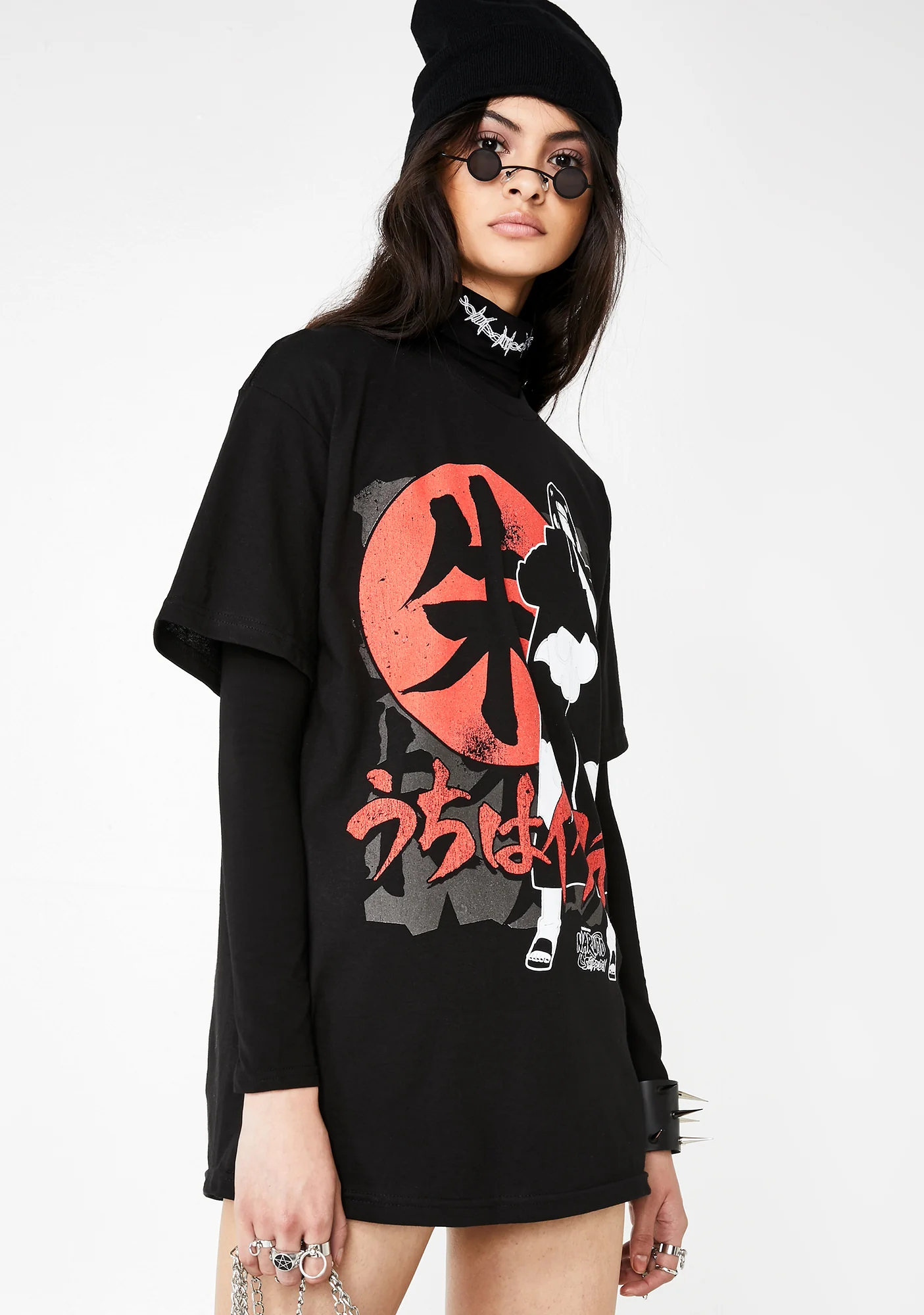 Itachi Kanji Graphic Tee - Image 2