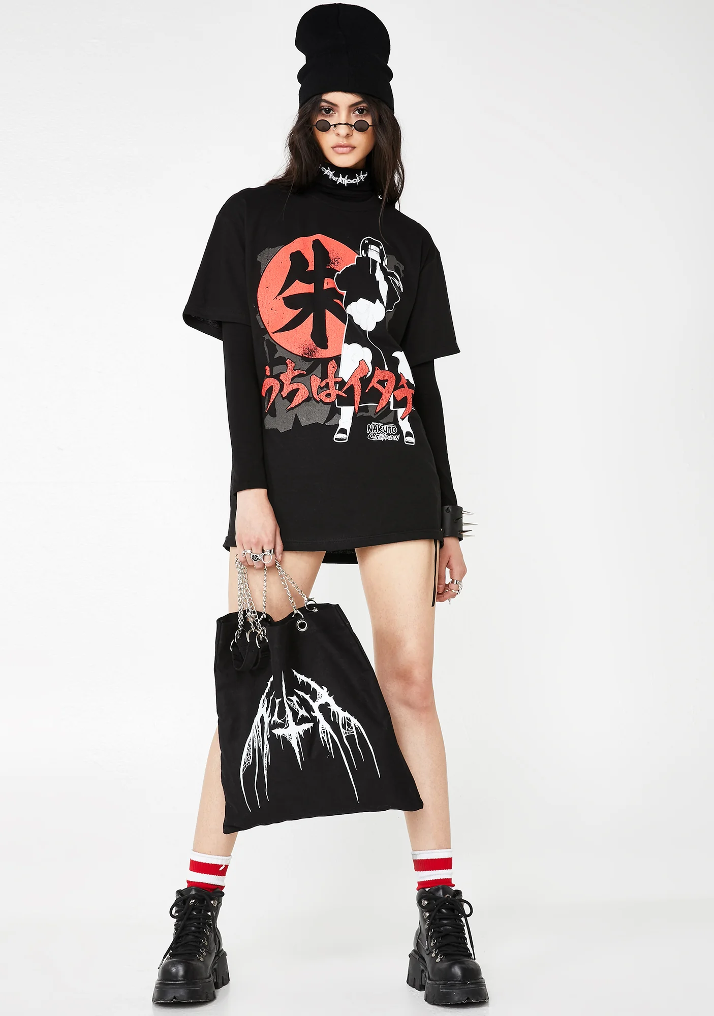 Itachi Kanji Graphic Tee - Image 3