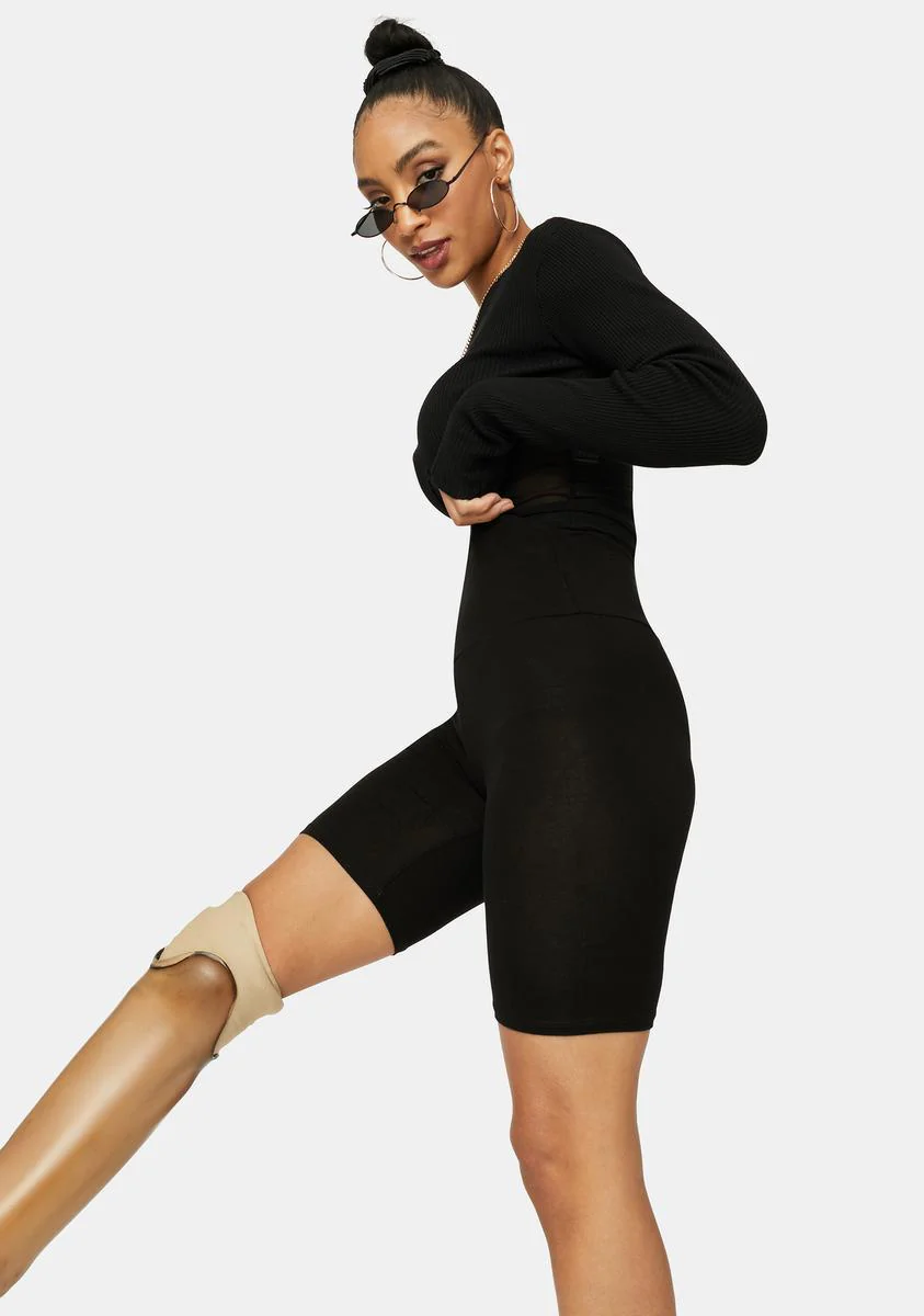 It's Pure Fate Mid-Waist Biker Shorts - Image 2