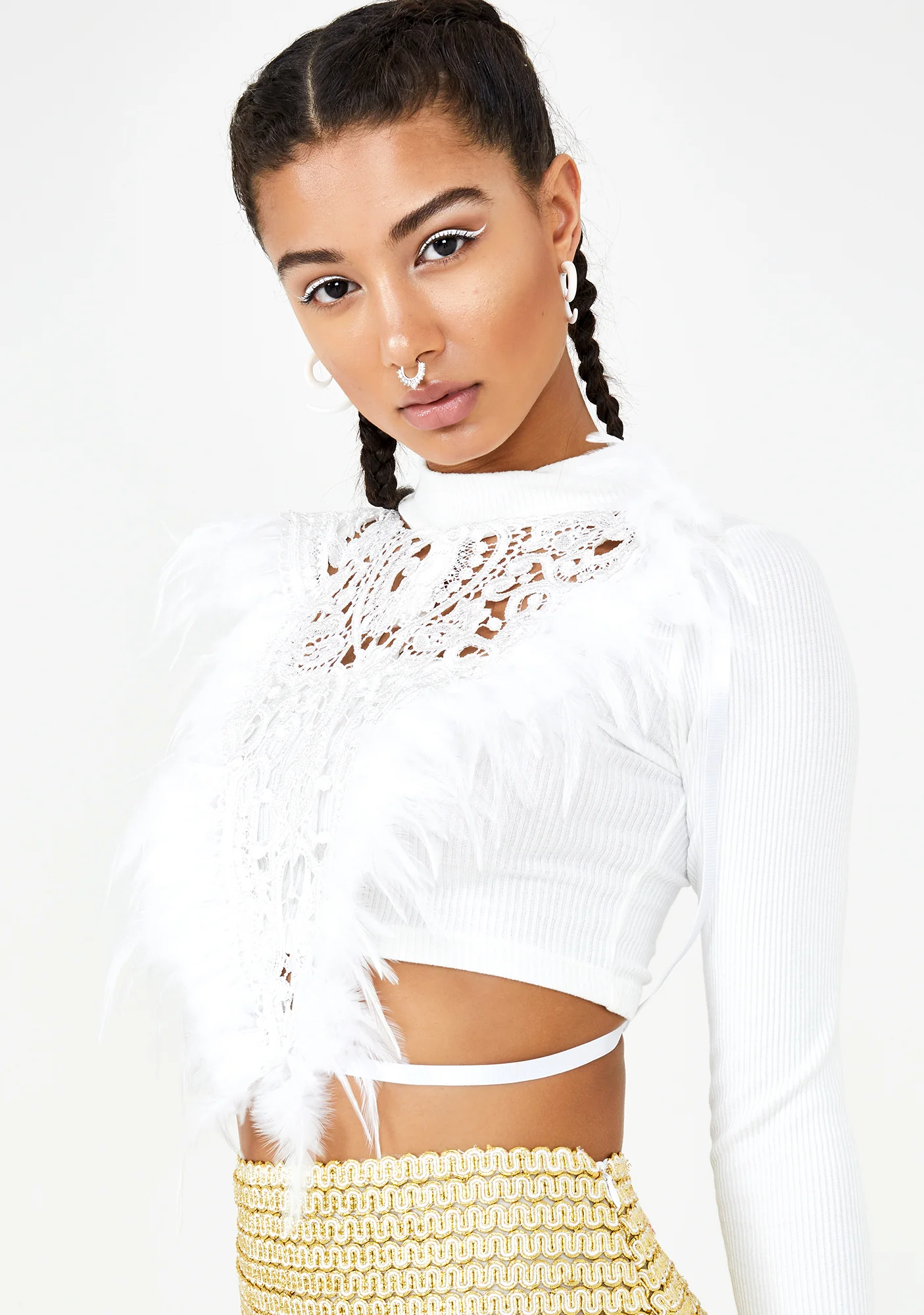 Ivory Gypsy Lace Top - Image 2