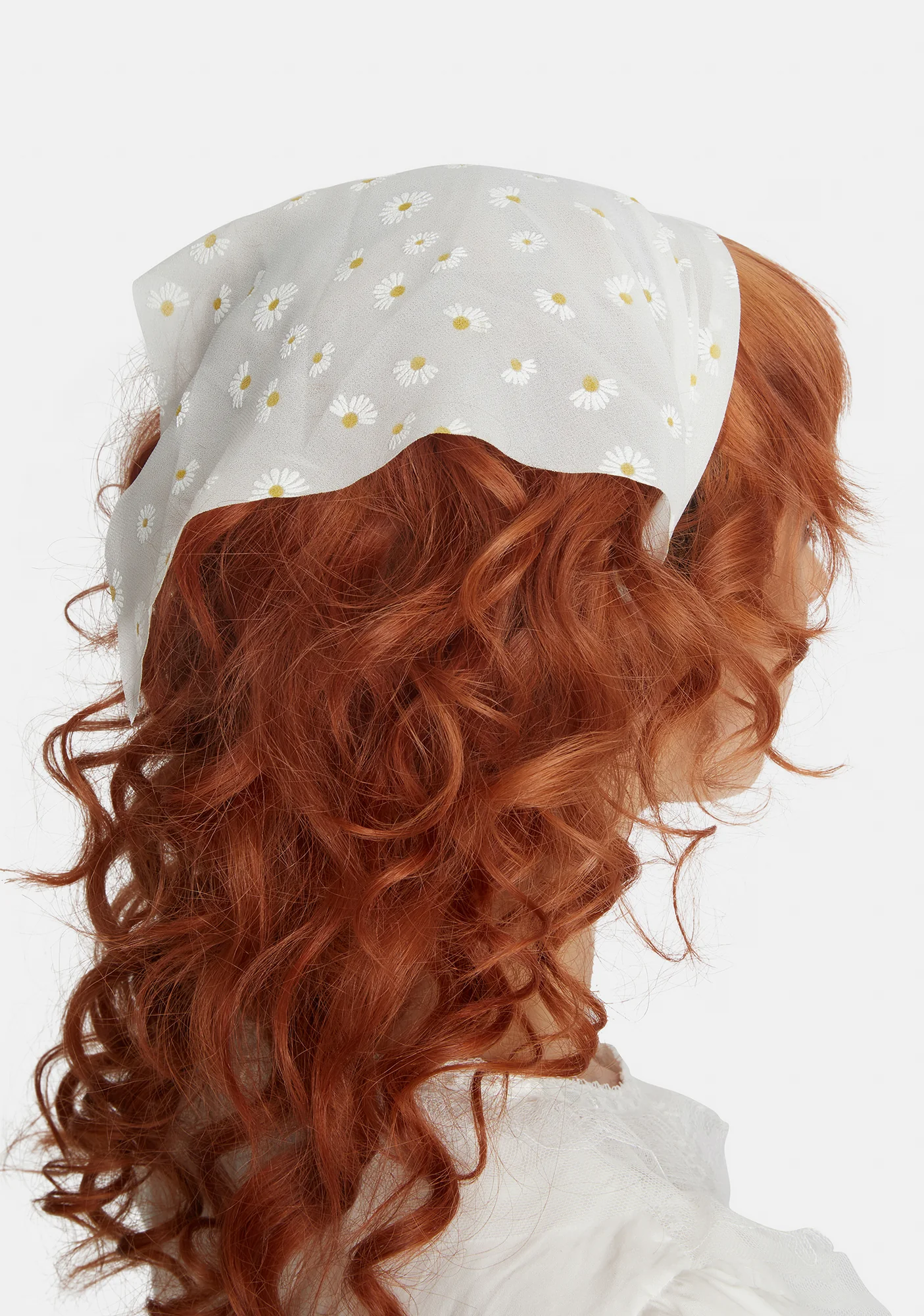 Ivory Truth Be Told Floral Scarf Headband - Image 3