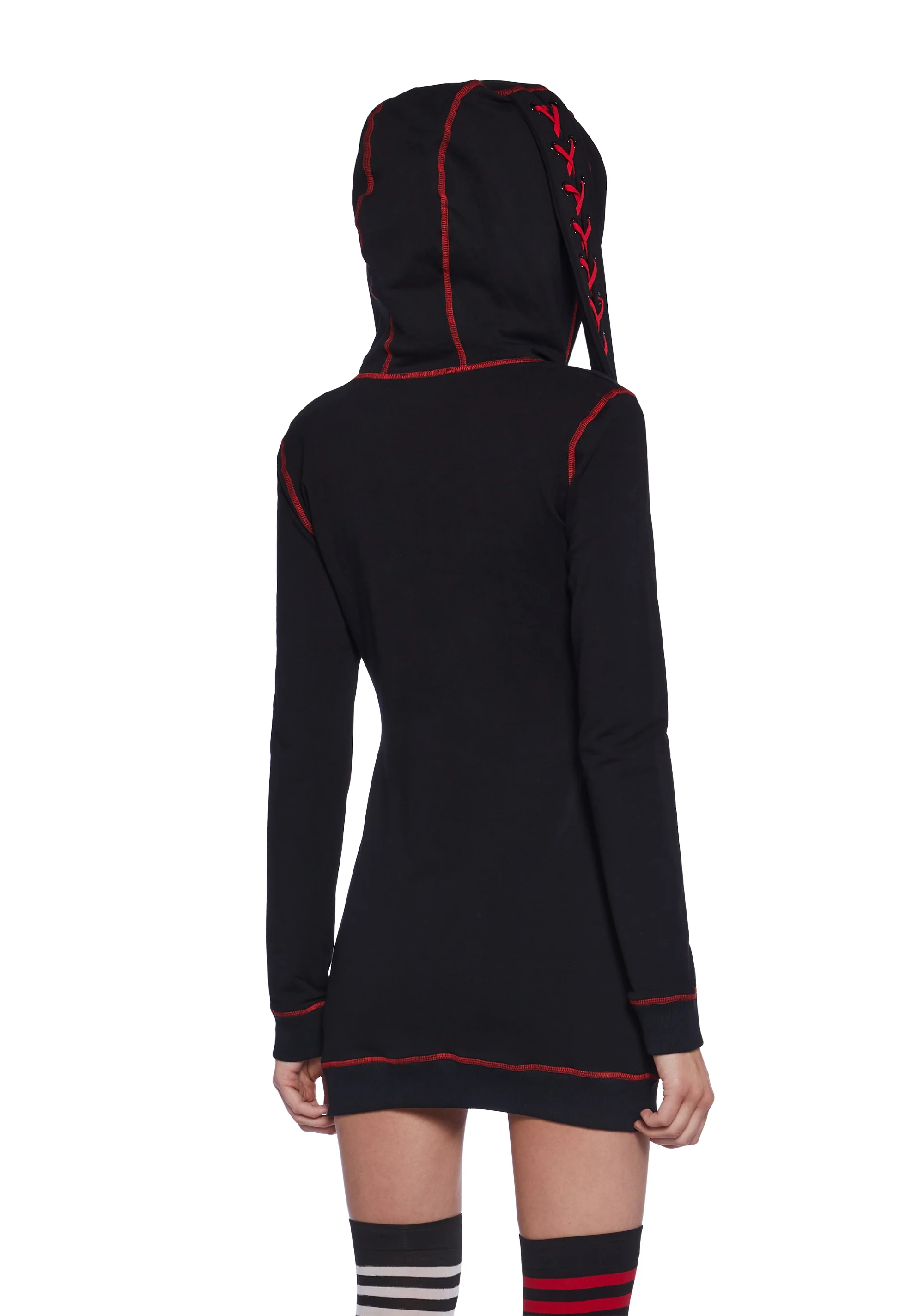 Jack Zip-Up Hoodie Dress - Image 4
