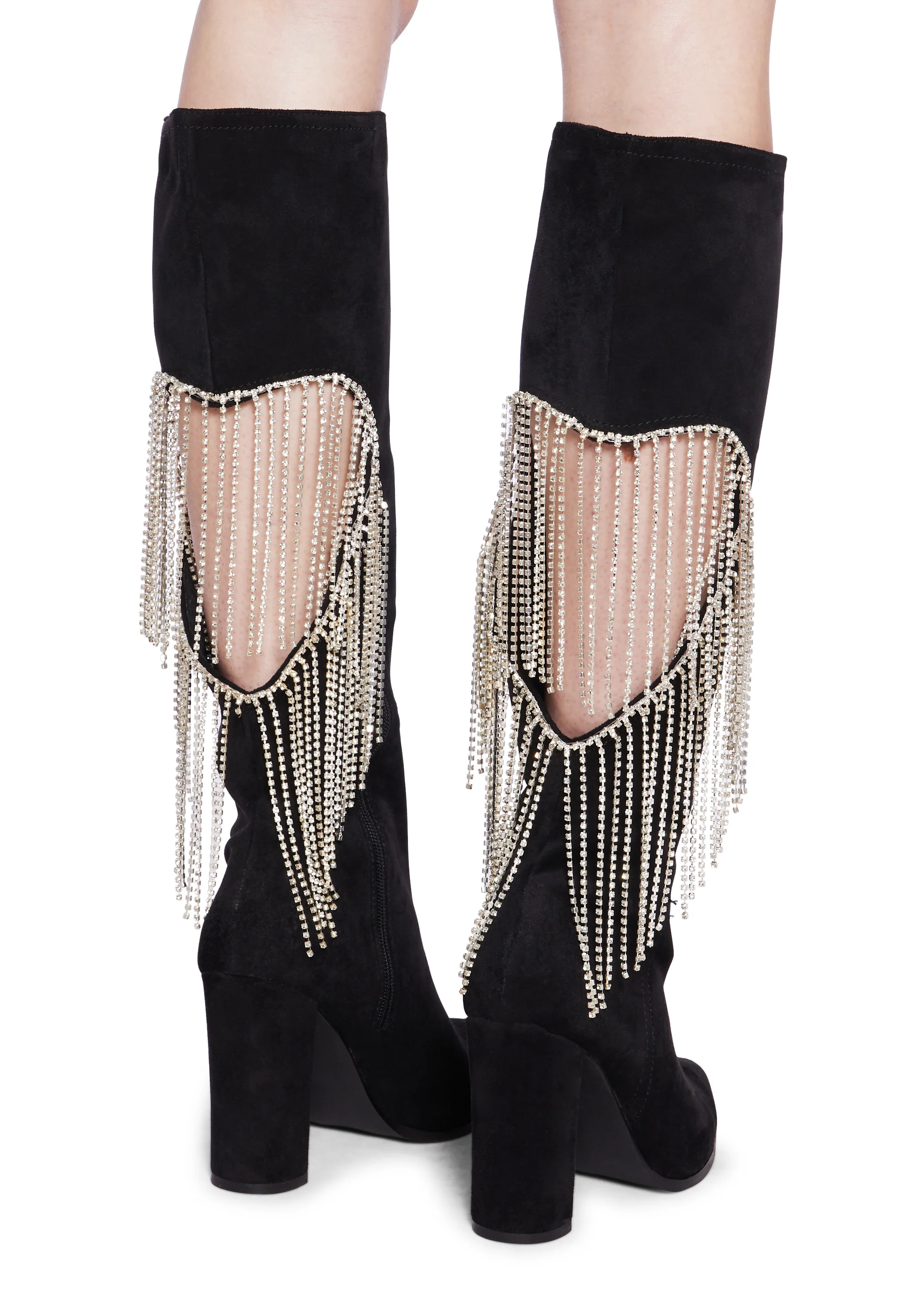 Jacqueline Heeled Boots - Black - Image 4