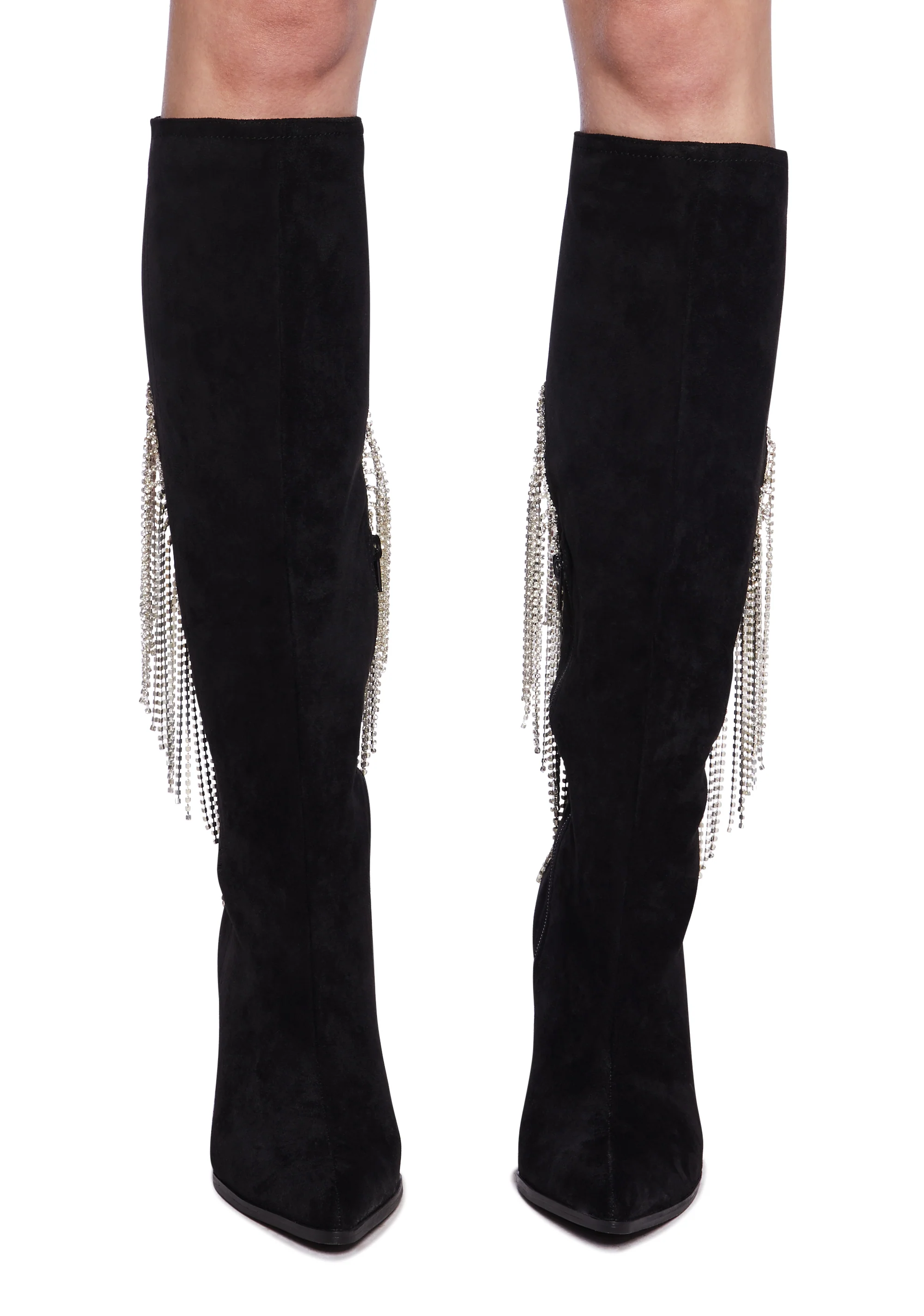 Jacqueline Heeled Boots - Black - Image 5