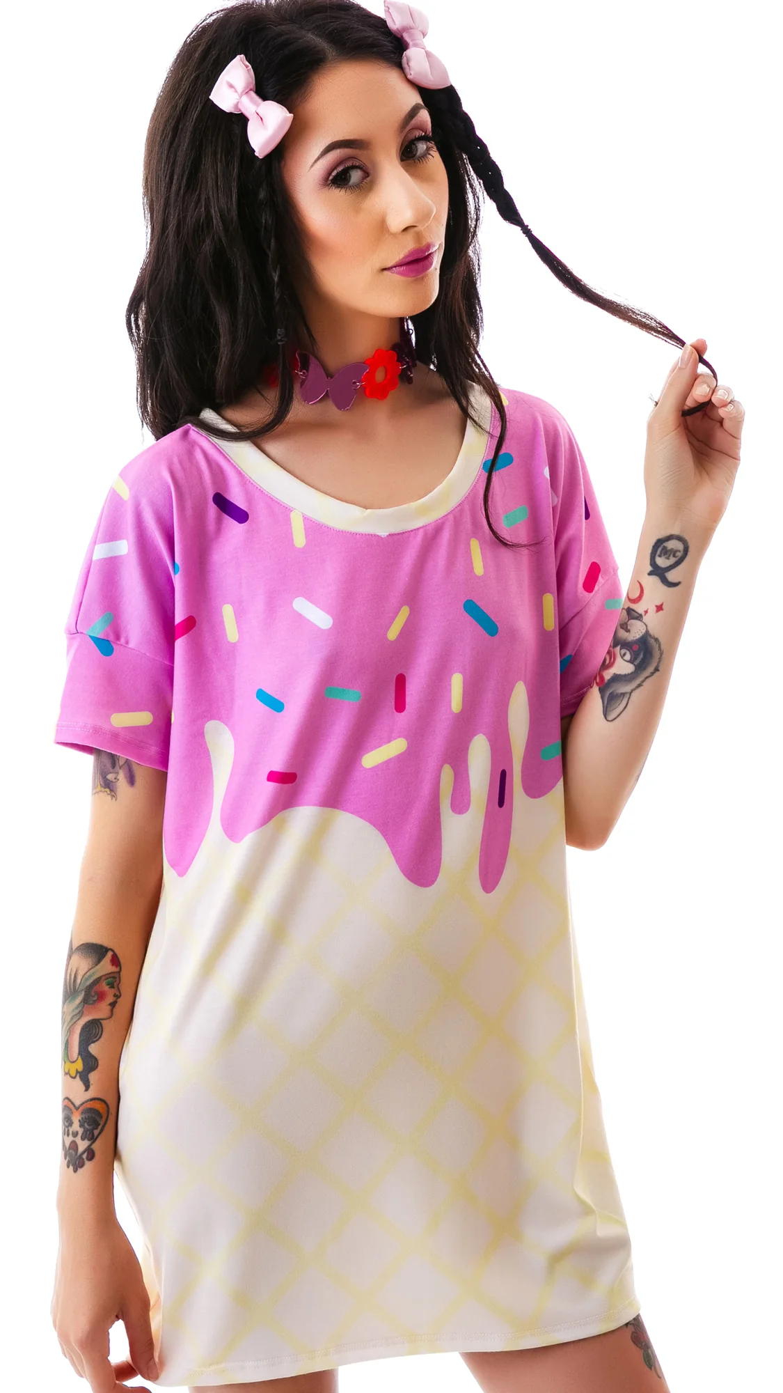 Japan L.A. Melty Ice Cream Oversized Boxy Tee - Image 5