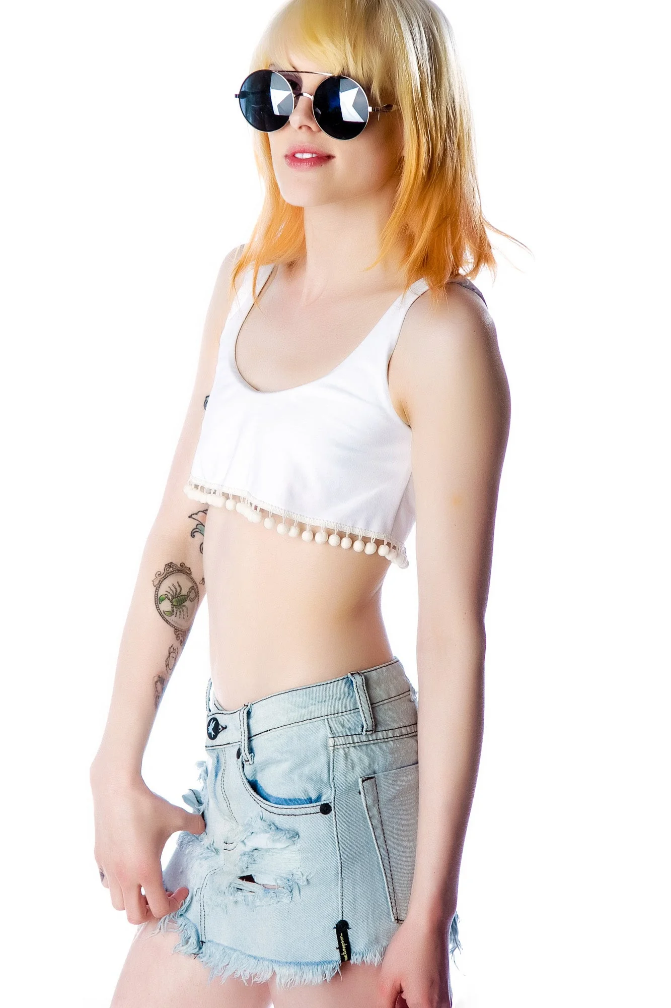 Jax Mini Skirt - Light Blue - Image 4