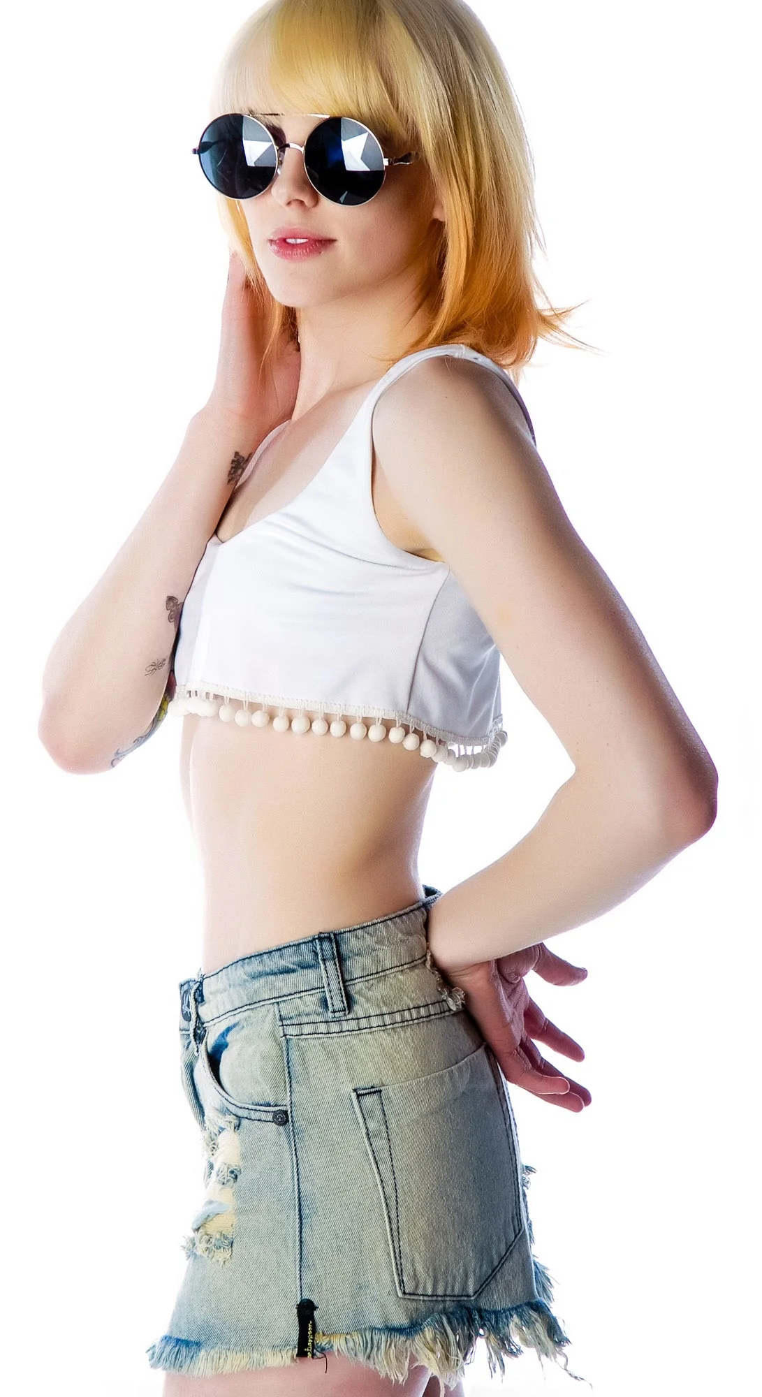 Jax Mini Skirt - Light Blue - Image 6