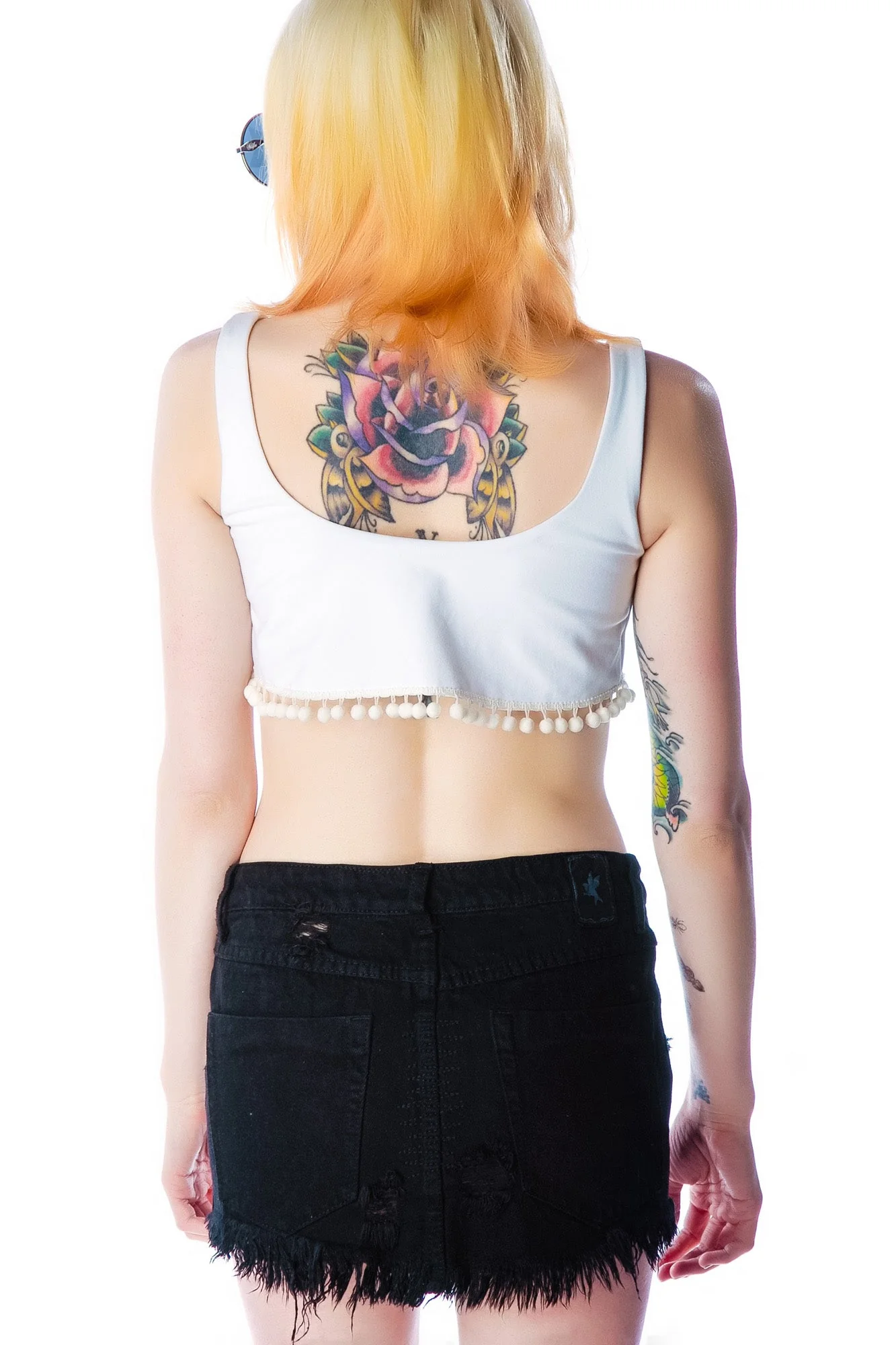 Jax Mini Skirt - Off White - Image 11