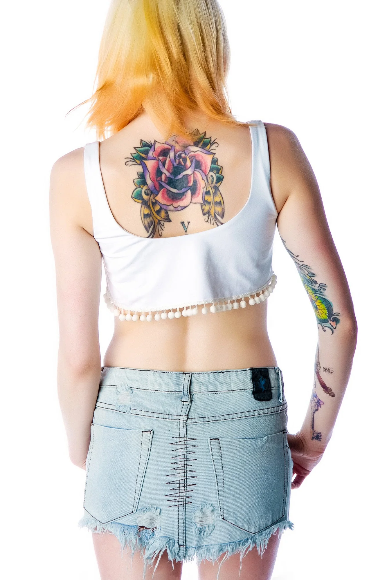 Jax Mini Skirt - Off White - Image 3