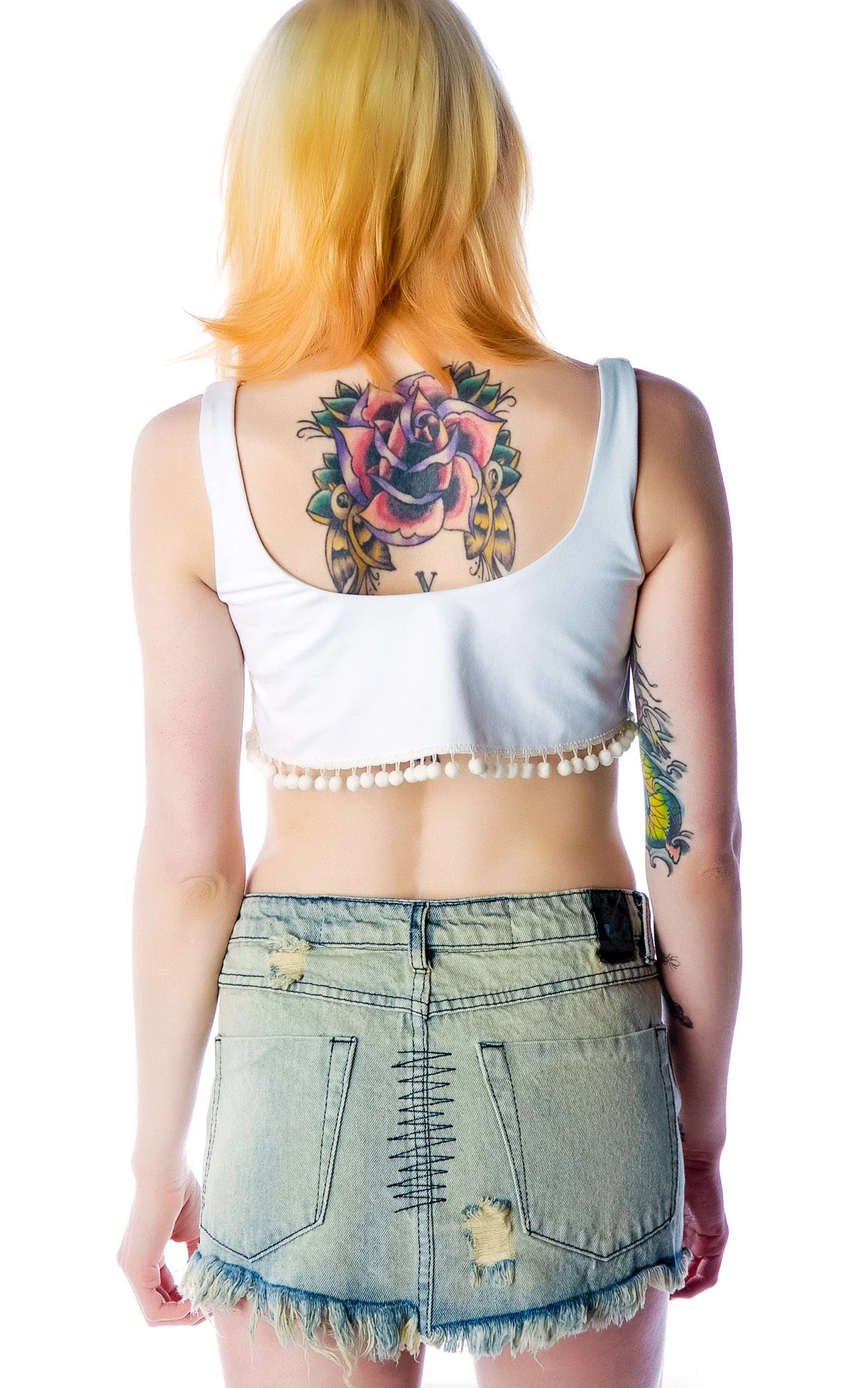 Jax Mini Skirt - Off White - Image 9