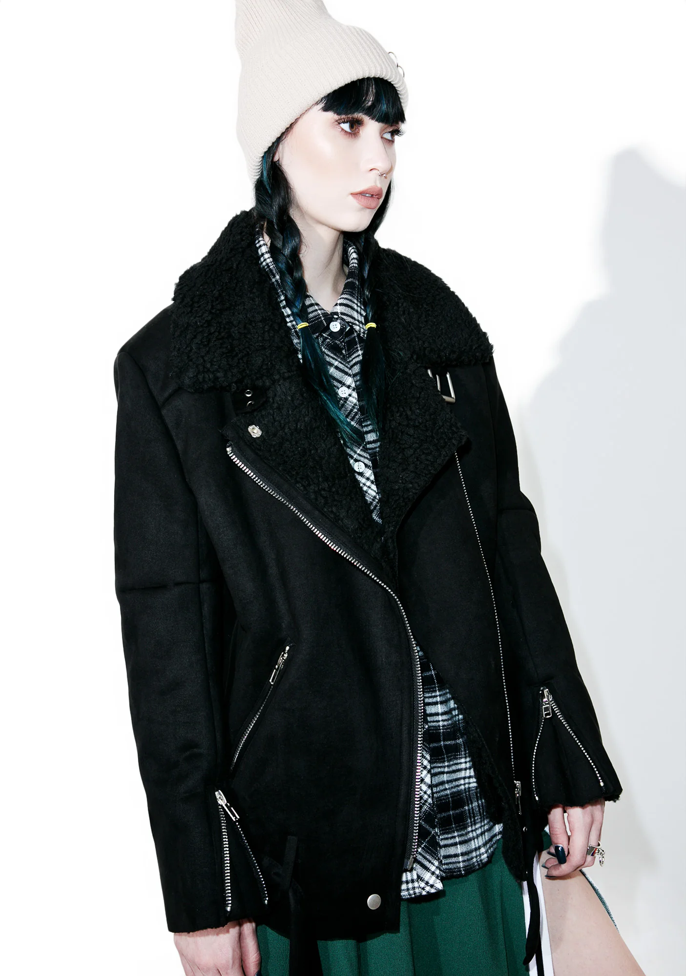 Jayden Faux Shearling Jacket - Image 3