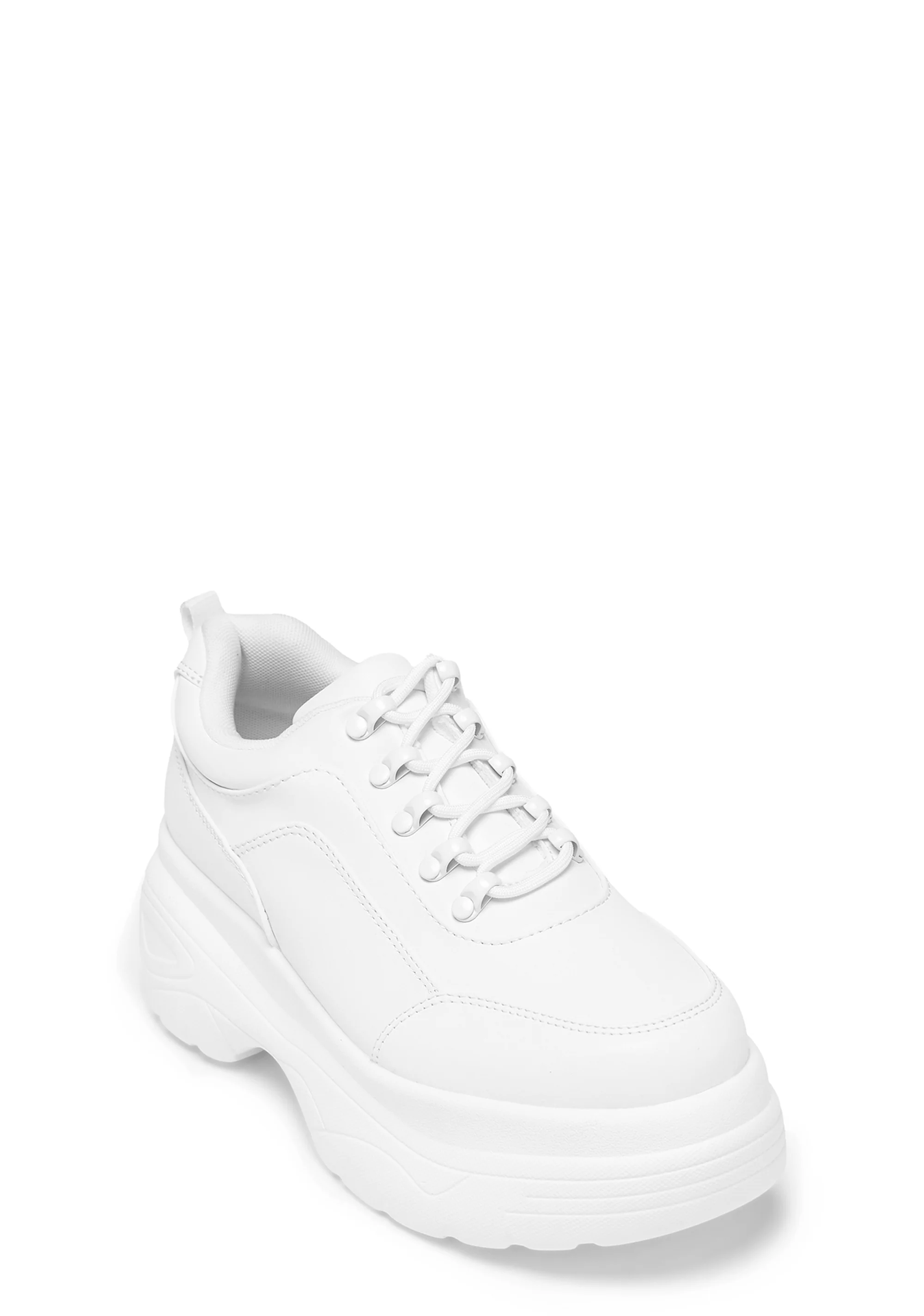 Jennie Striker Chunky Bubble Trainers - White - Image 4