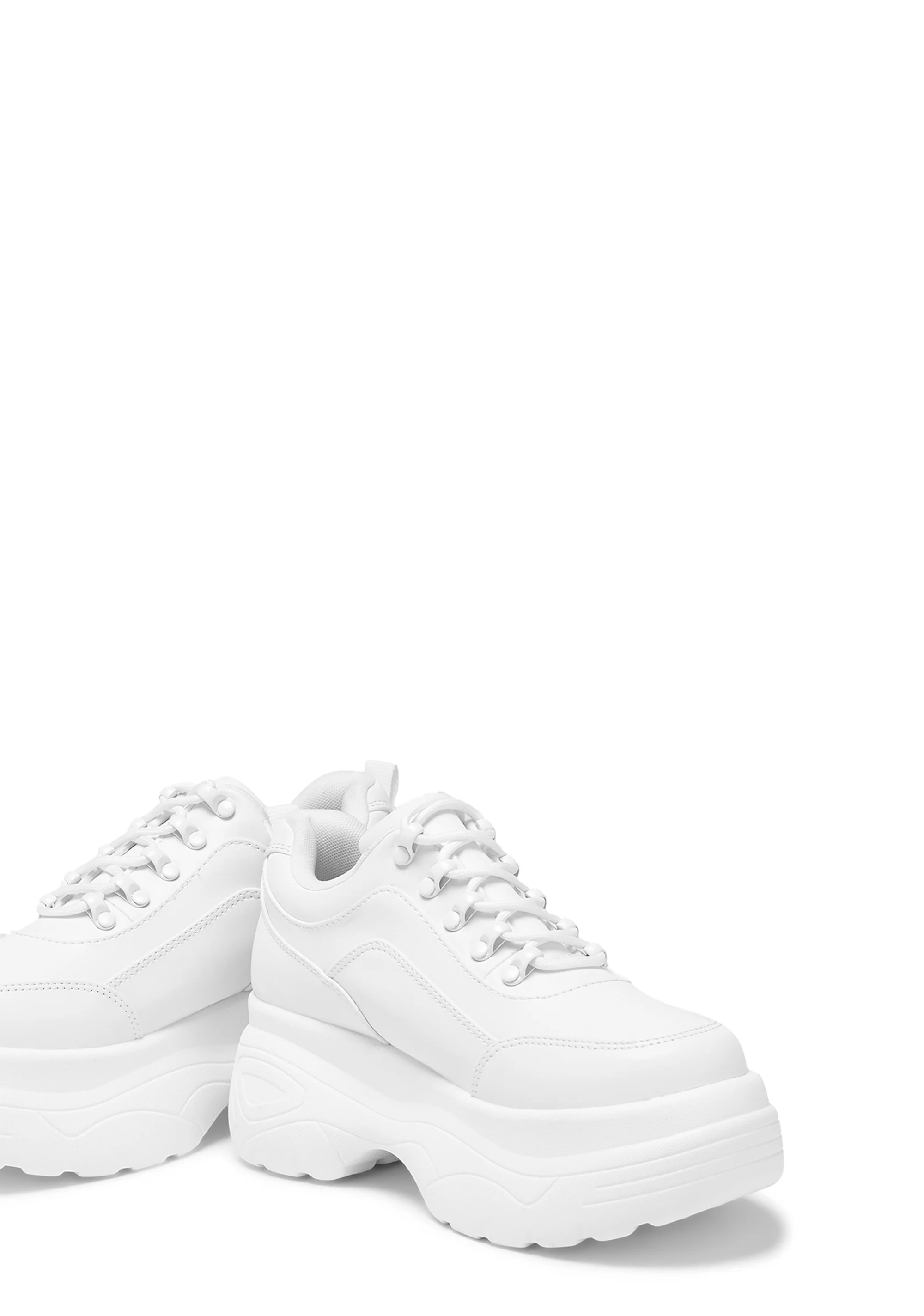 Jennie Striker Chunky Bubble Trainers - White - Image 5