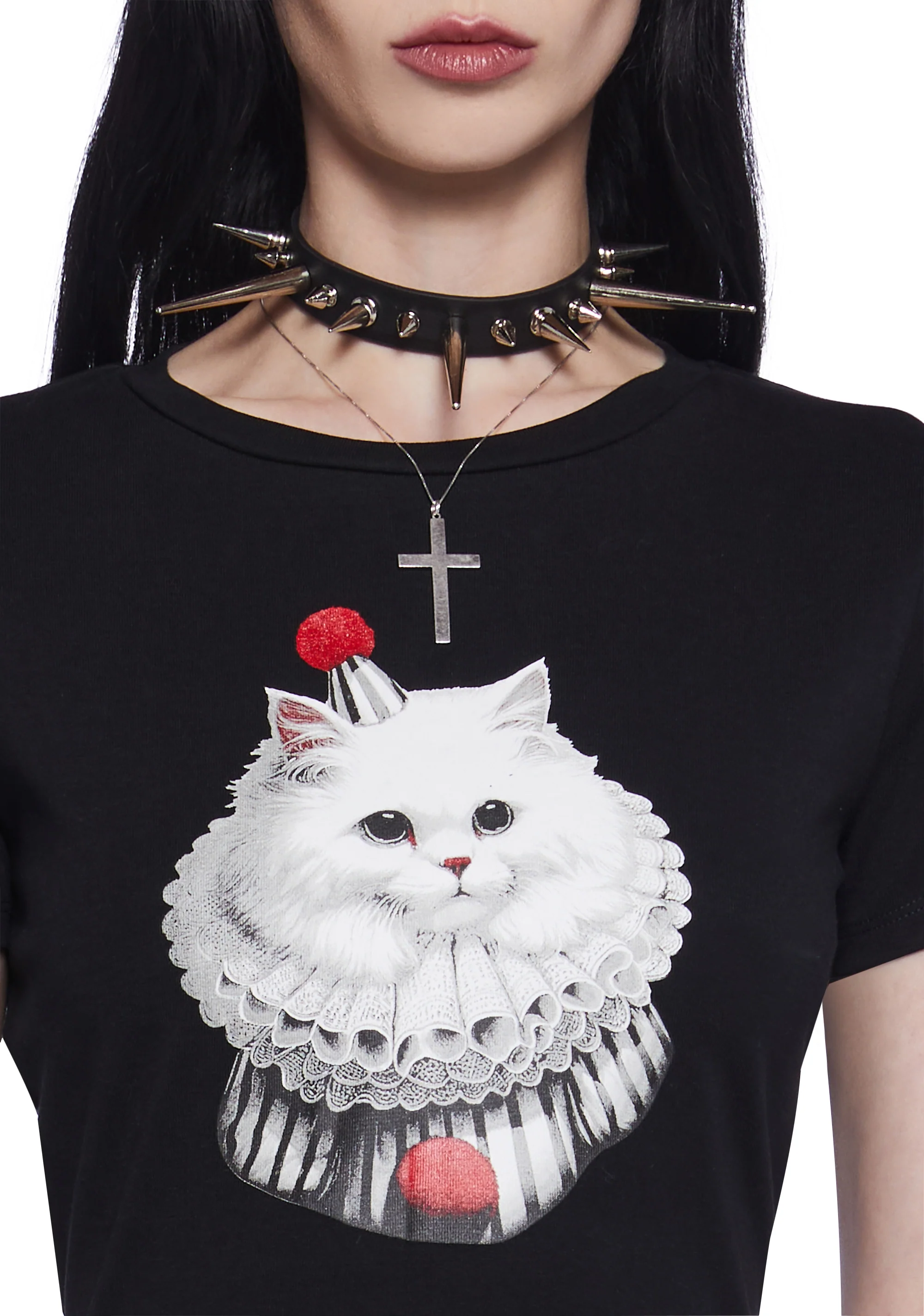 Jester Cat Baby Tee - Image 5