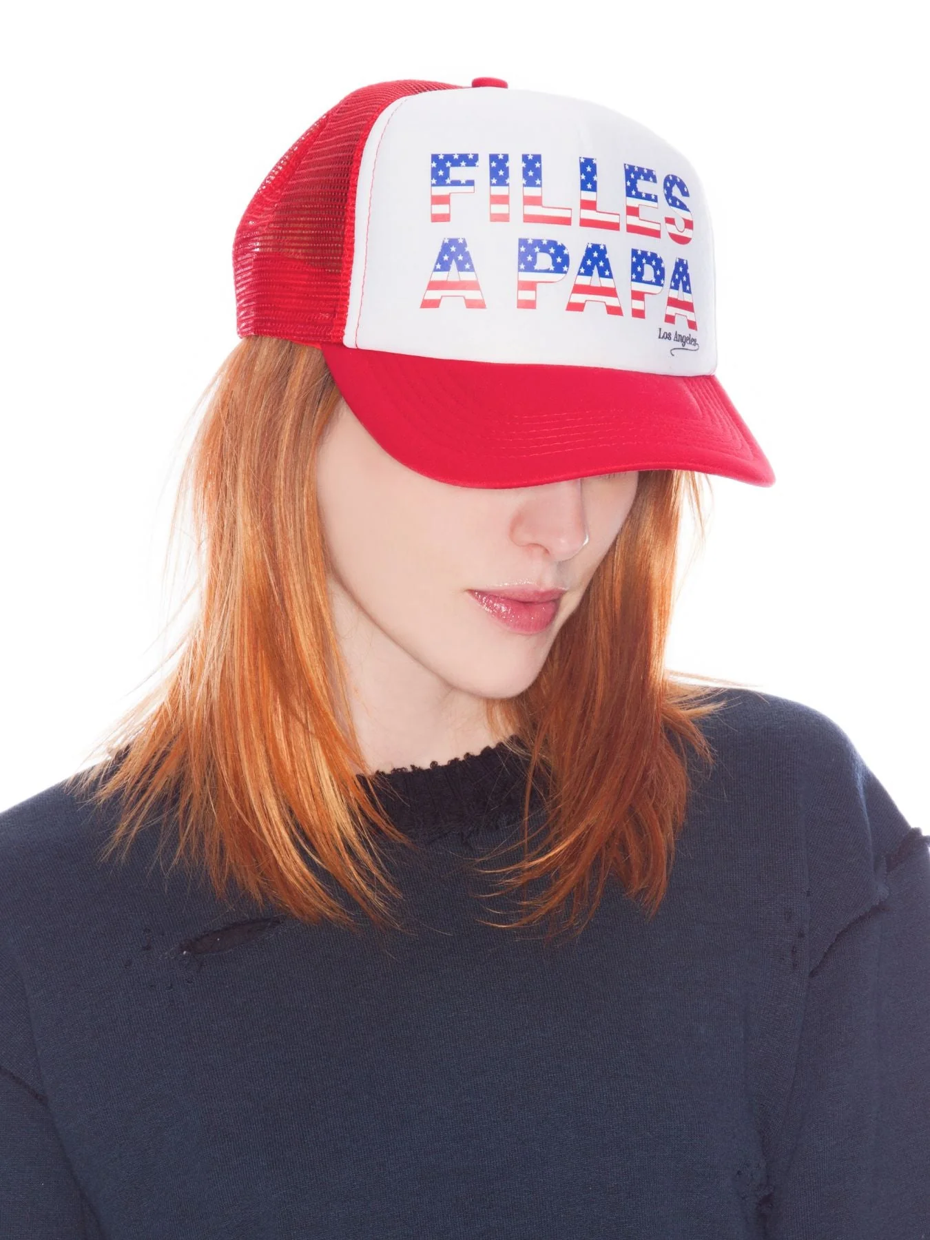 Jill Screenprinted Cap - Black - Image 4