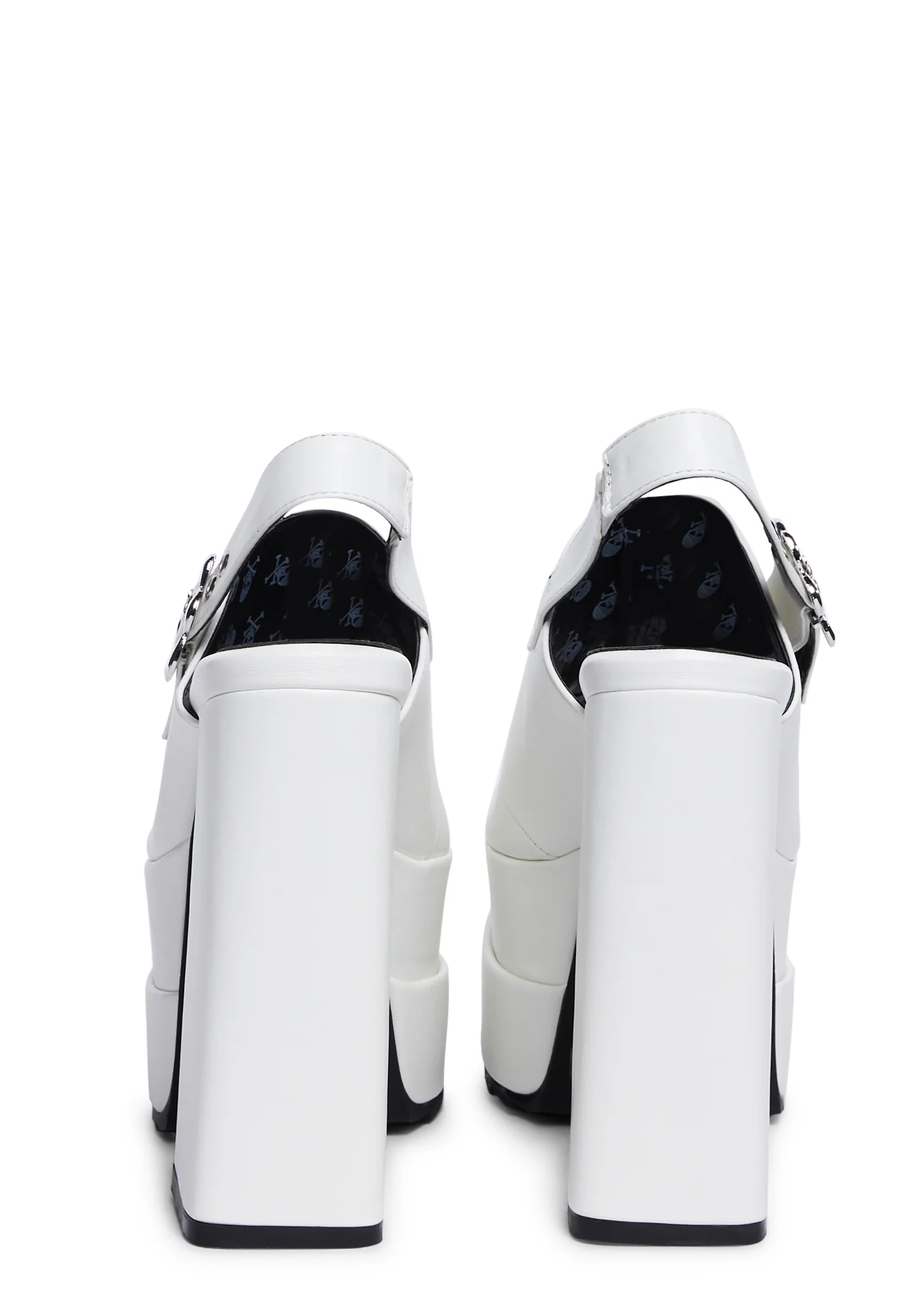 Joy Affair Platform Heels - White - Image 8