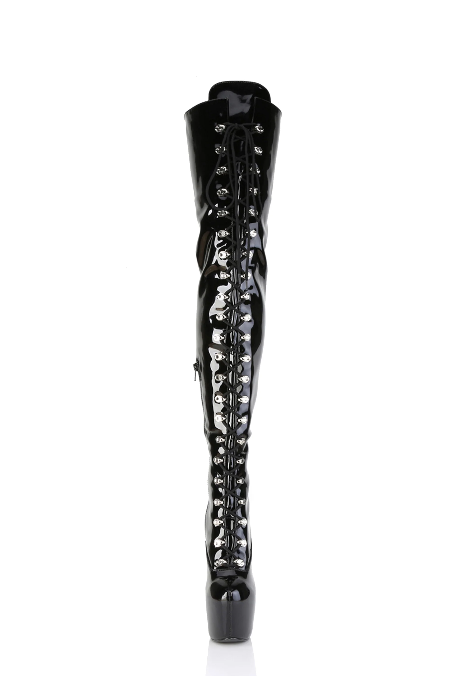 Jubilant-4012 Platform Crotch Boots-Black - Image 3