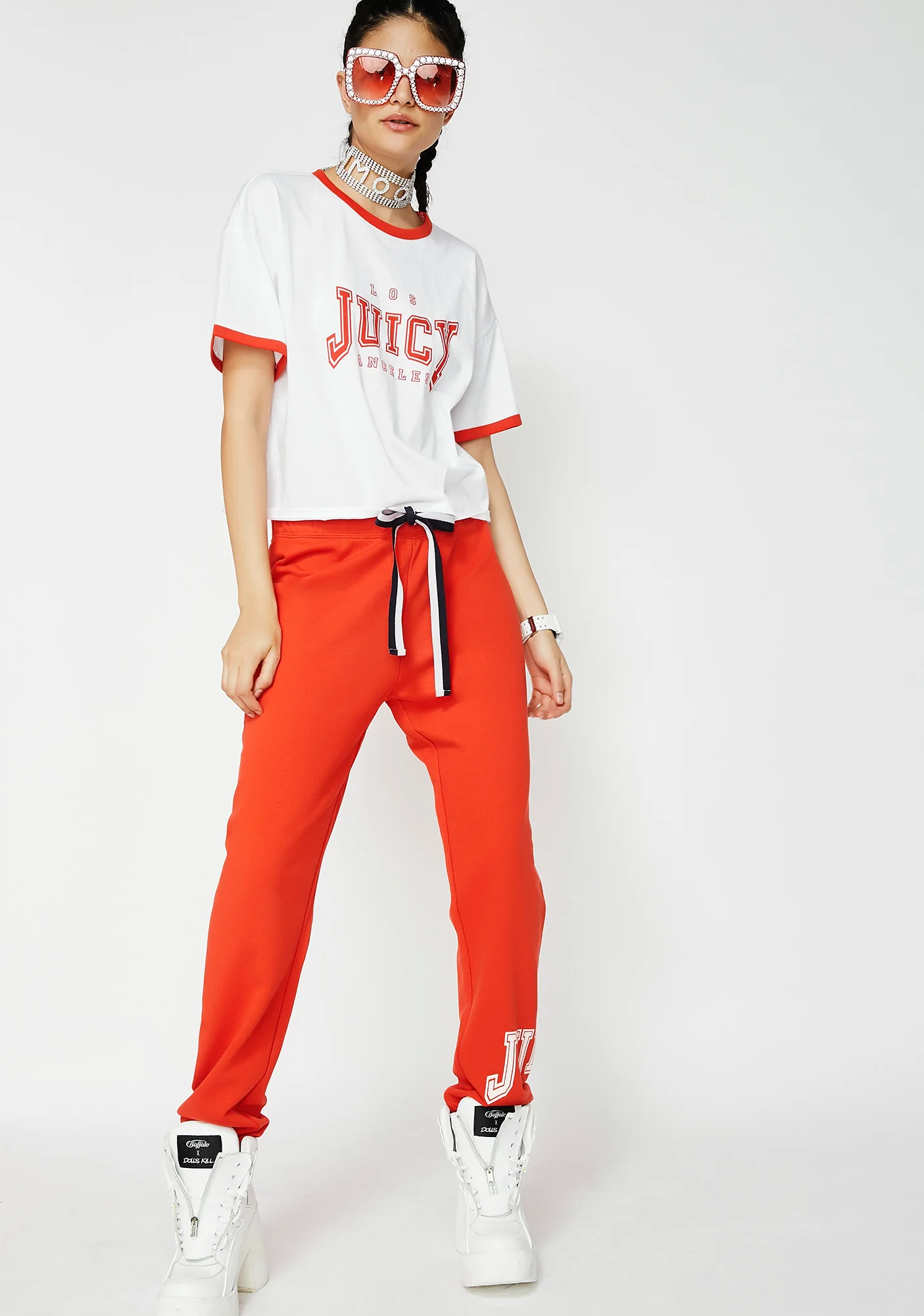 Juicy Mini Logo Terry Pants - Image 4