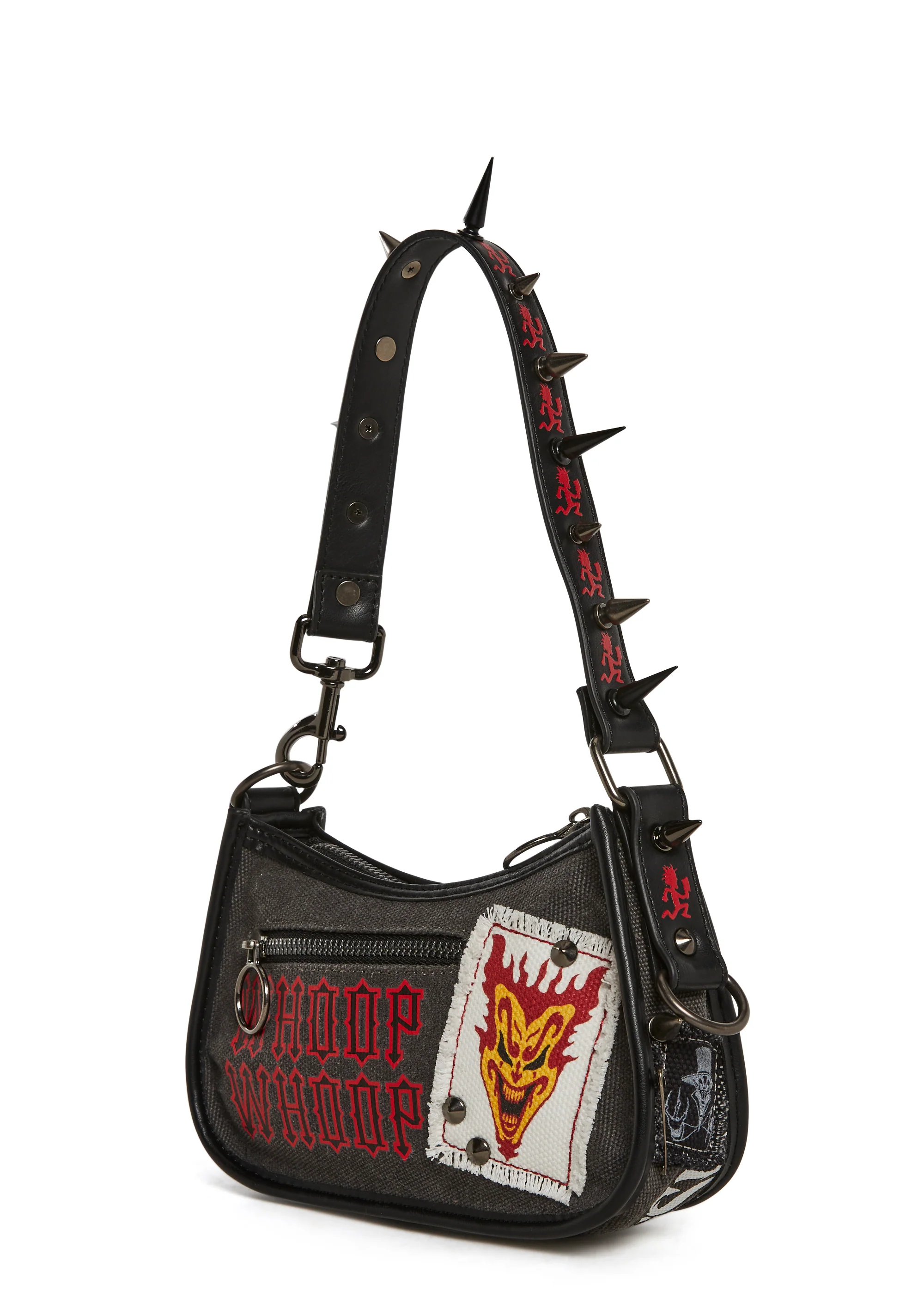 Halls Of Illusions Spiked Shoulder Bag - Image 4