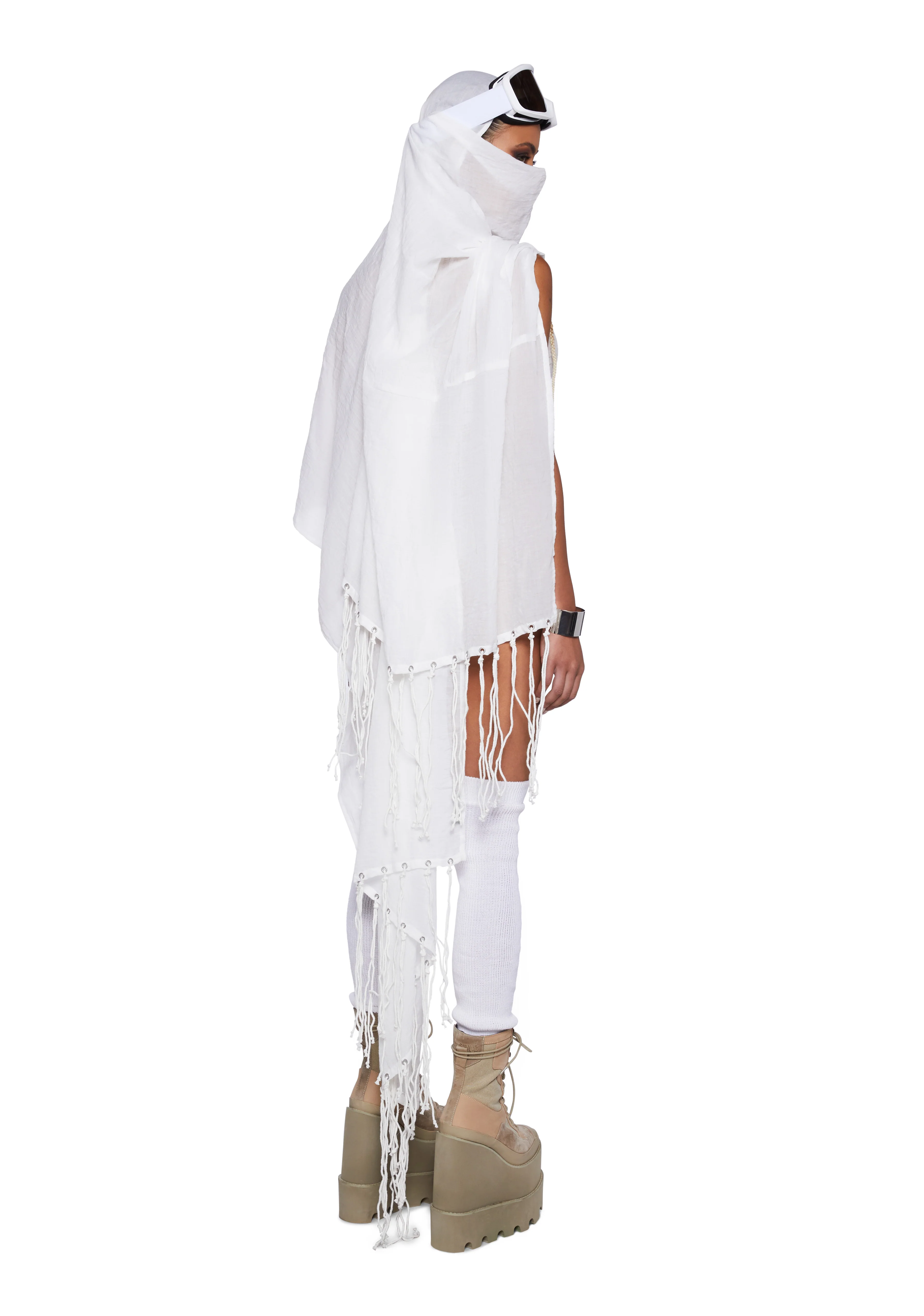 Just A Mirage Scarf - White - Image 4