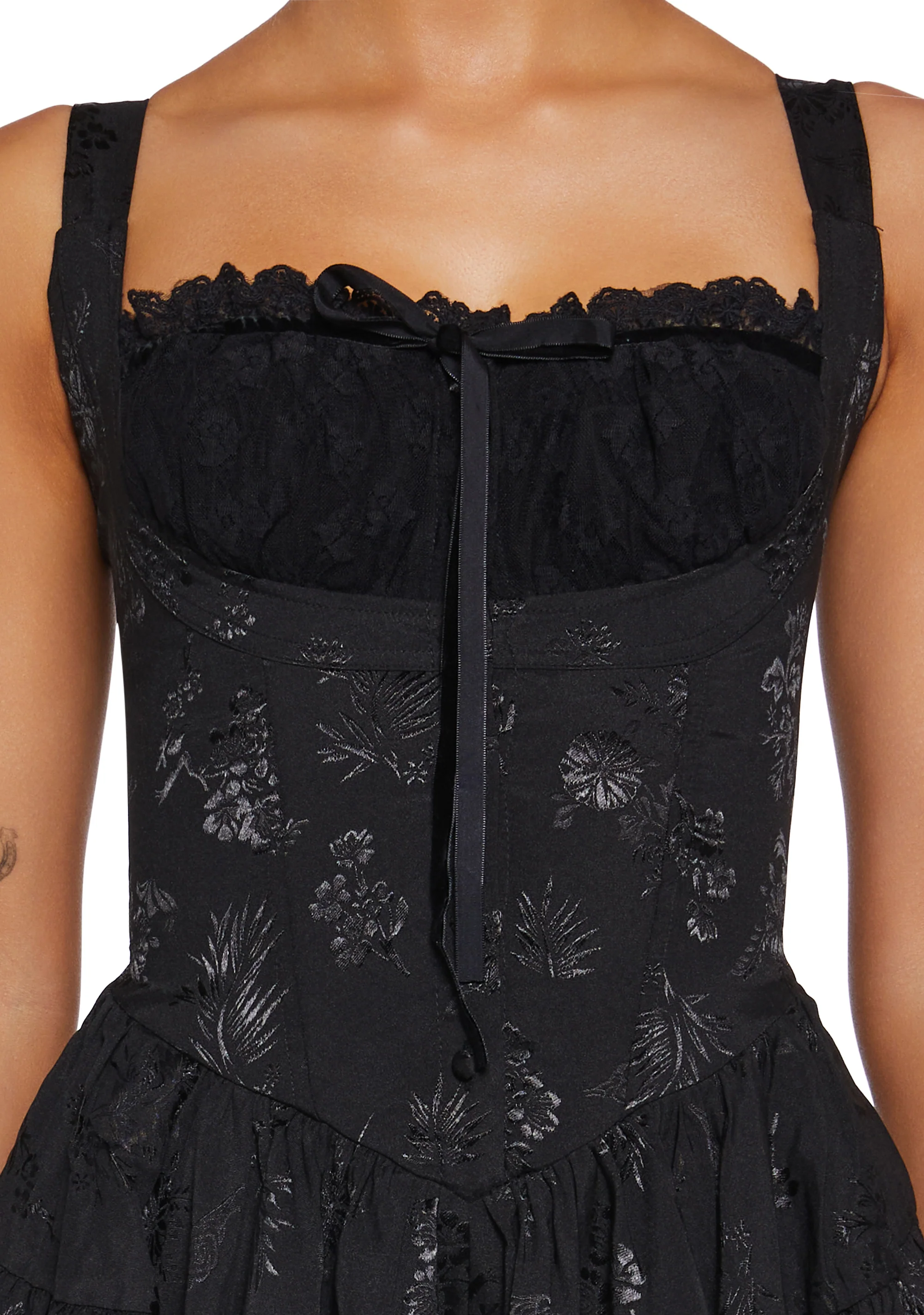 Just The Once Satin Romper - Image 5