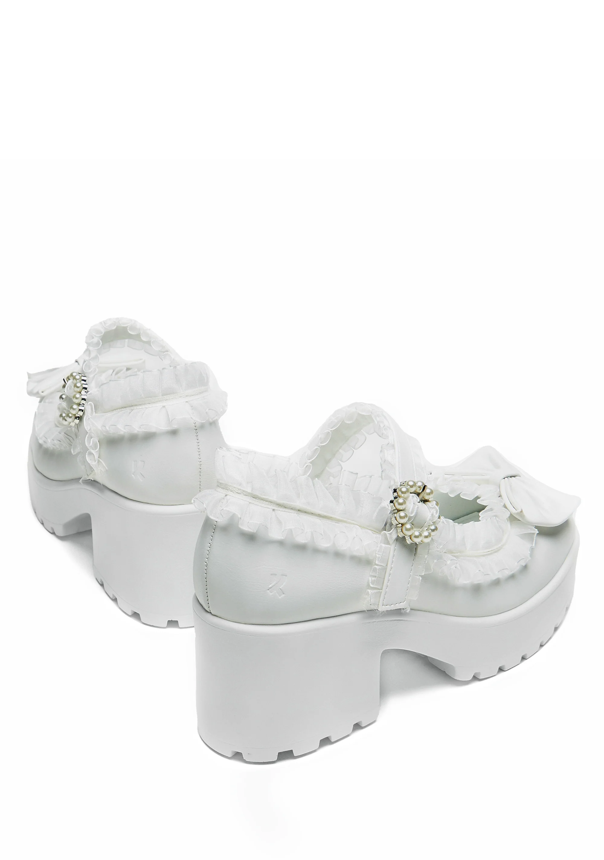 ‘ Porcelain Delights Edition’ Tira Ruffle Mary Janes - Image 4