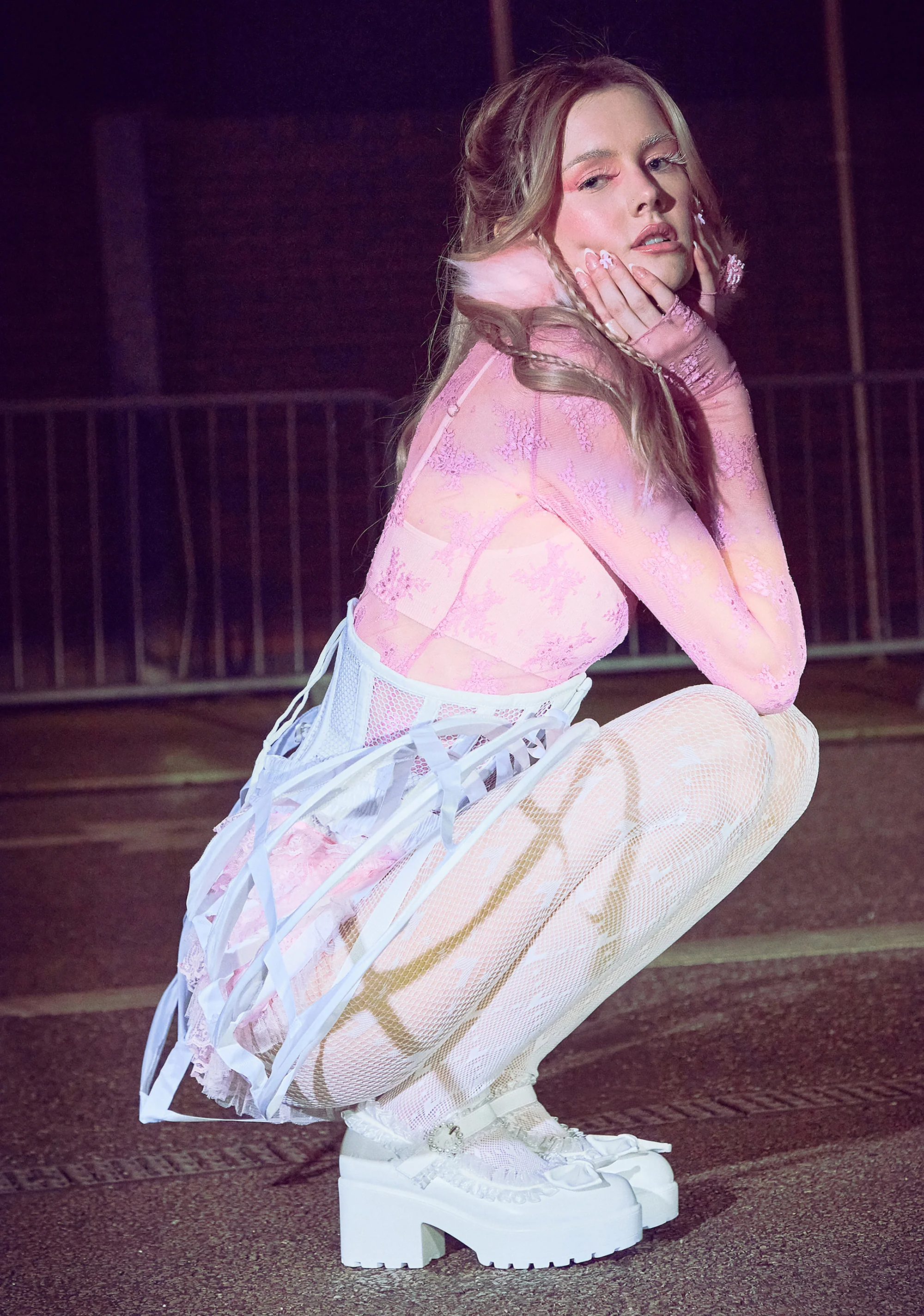 ‘ Porcelain Delights Edition’ Tira Ruffle Mary Janes - Image 7
