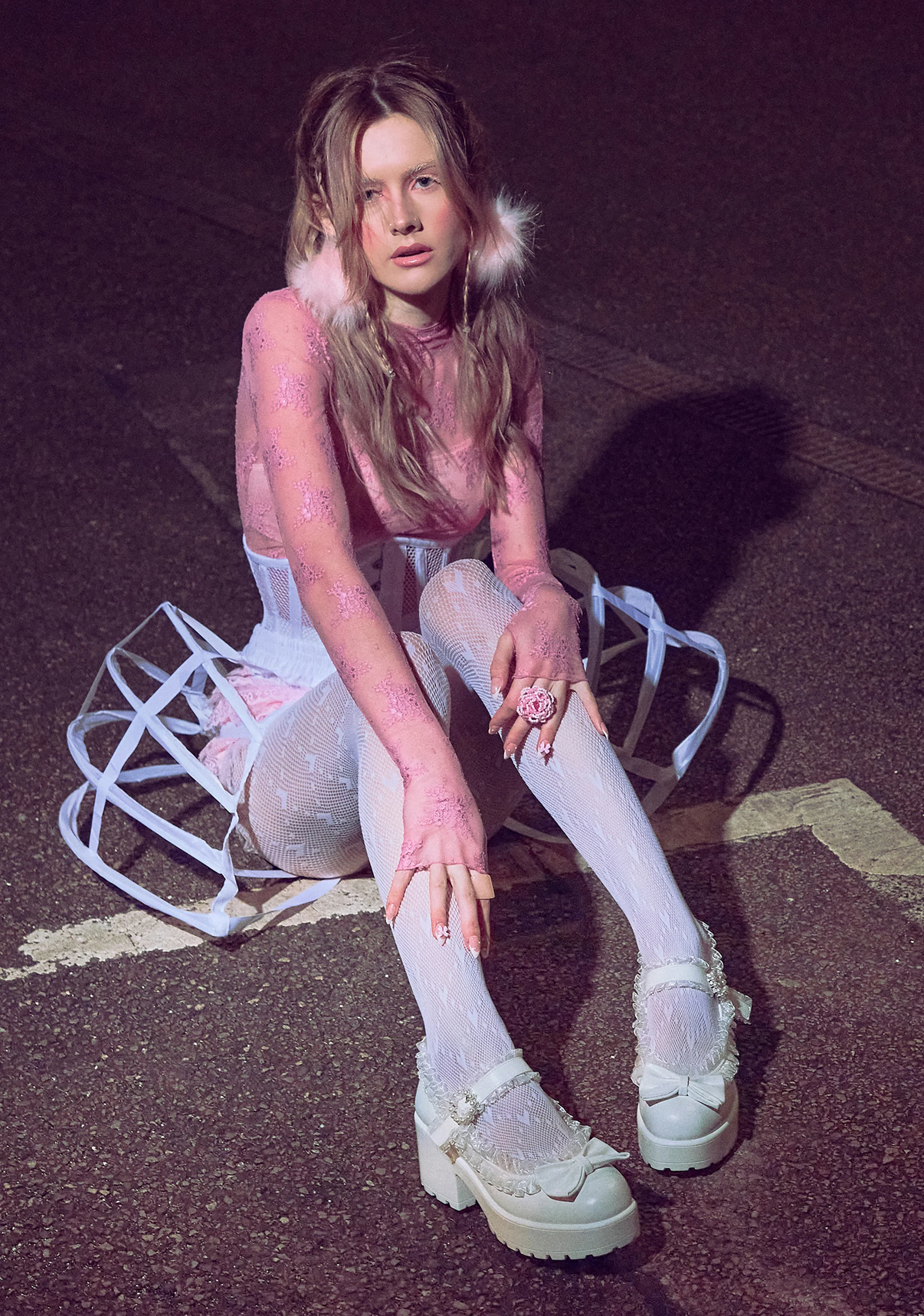 ‘ Porcelain Delights Edition’ Tira Ruffle Mary Janes - Image 9