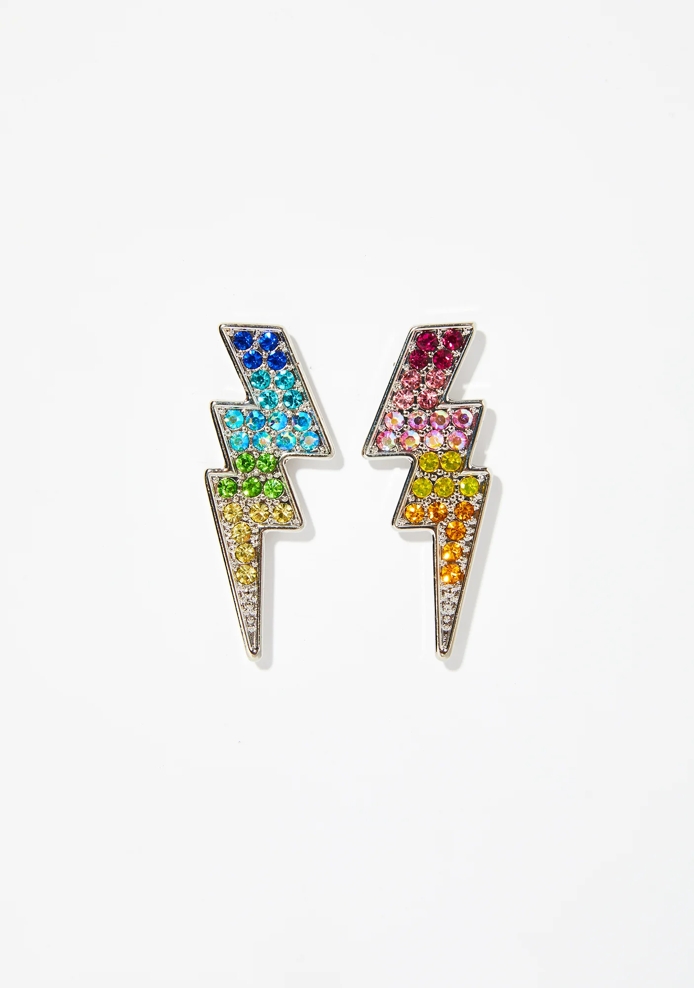Kaleidic Lightening Bolt Earrings - Image 2