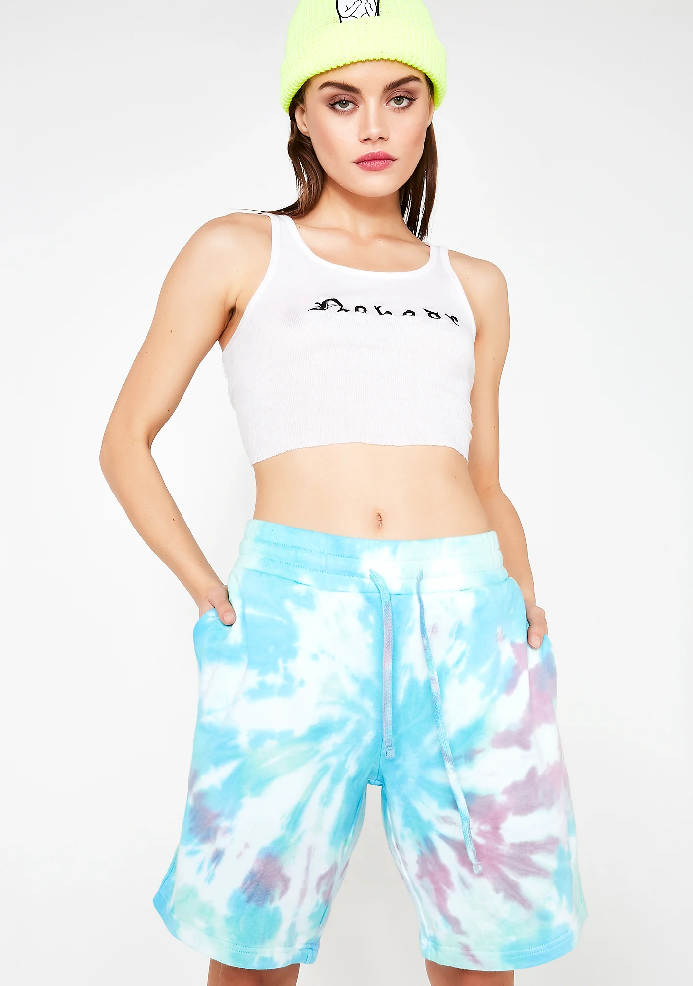 Kaleidic Peek A Nermal Sweat Shorts - Image 2