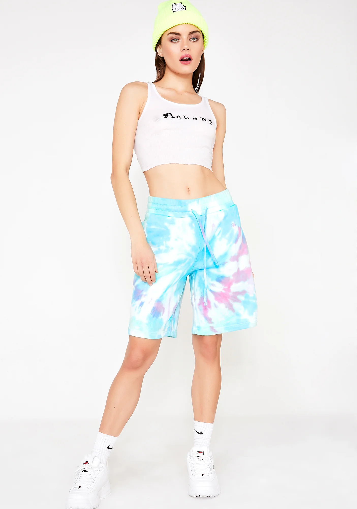 Kaleidic Peek A Nermal Sweat Shorts - Image 4