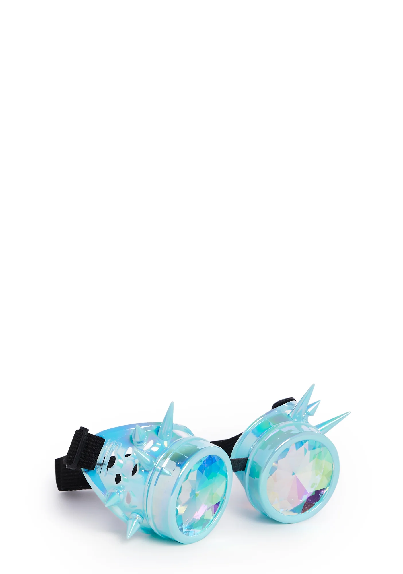 Kaleidoscope Eyes Spiked Goggles - Light Blue - Image 4