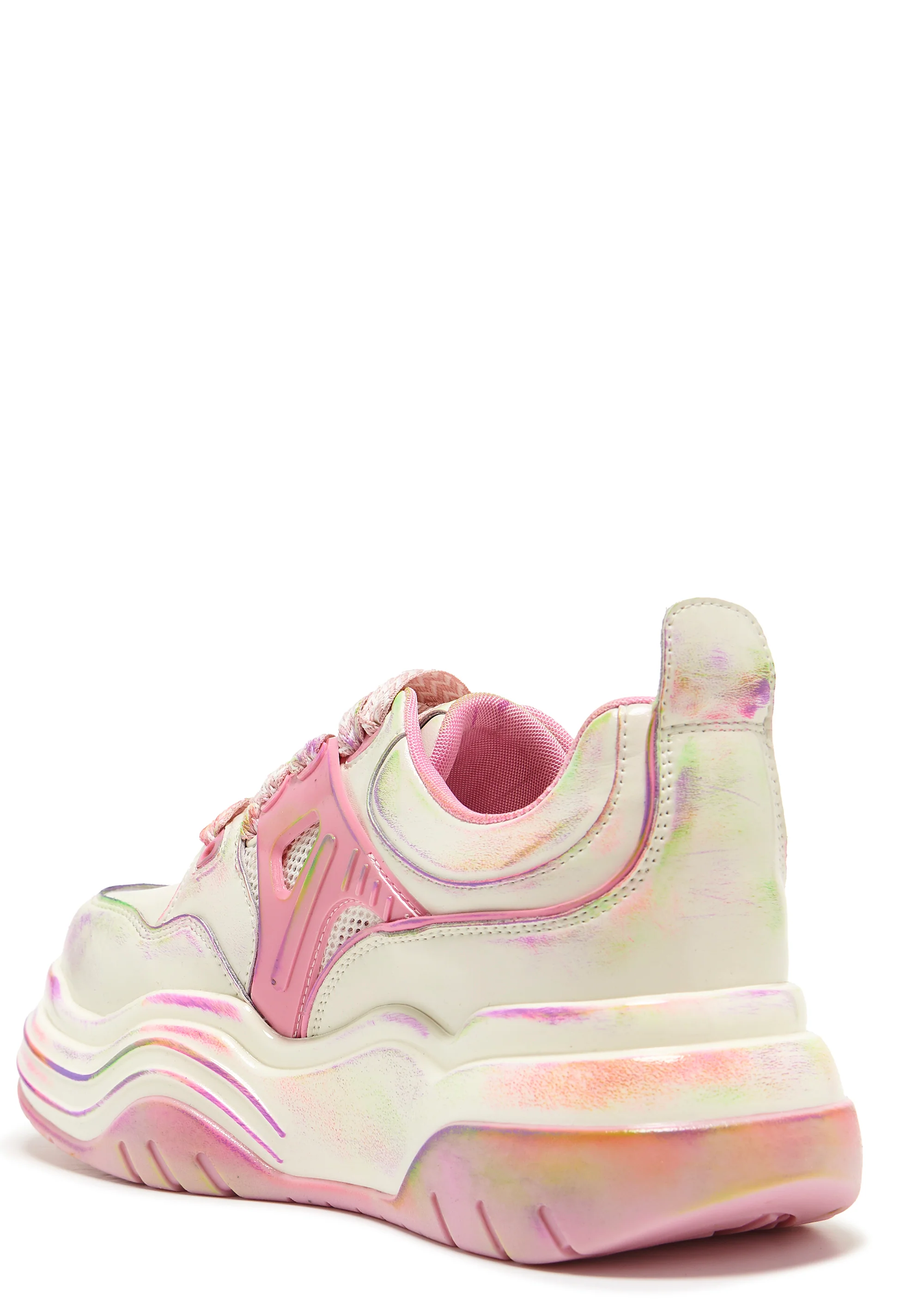 Kaleidoscopic Platform Trainers - Rainbow - Image 5