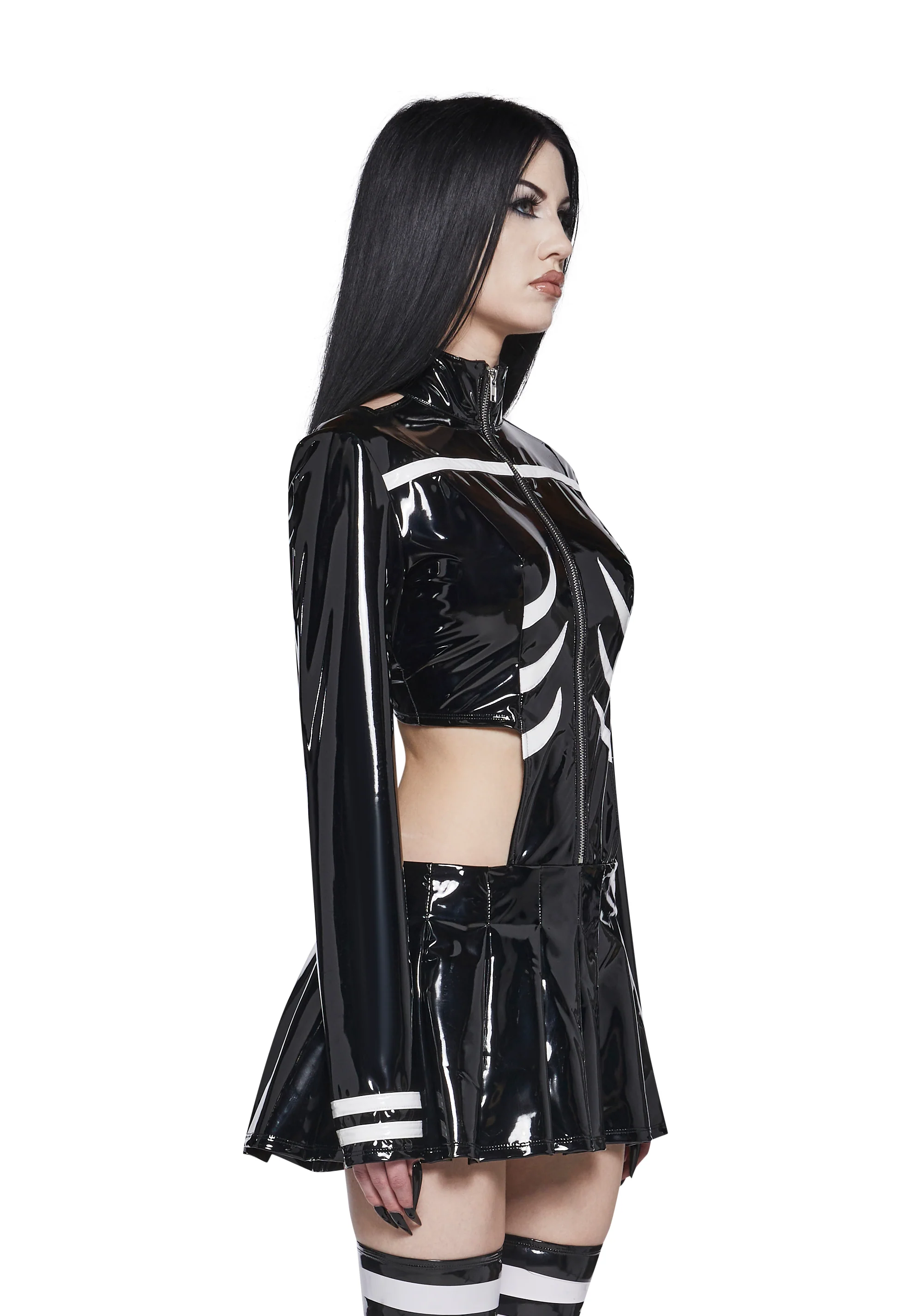 Kaneki Cosplay Mini Dress And Legwarmer Set - Image 3